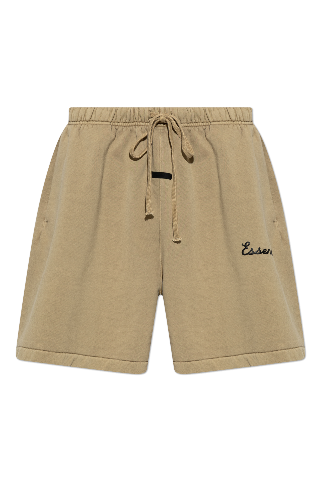 Fear Of God Essentials Szorty Z Logo, Mężczyźni, Beżowy