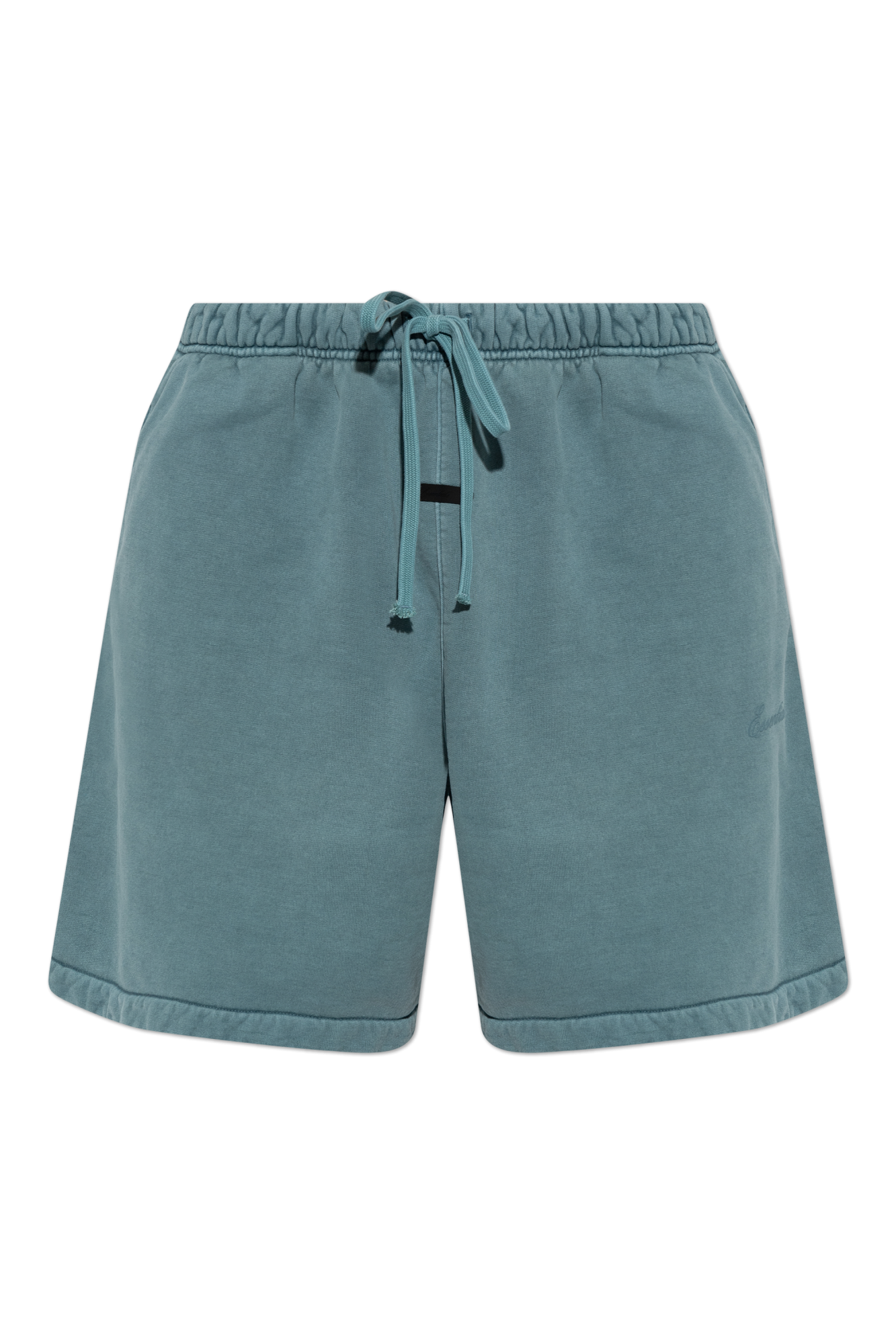 Fear Of God Essentials Szorty Z Naszywką Z Logo, Mężczyźni, Niebieski