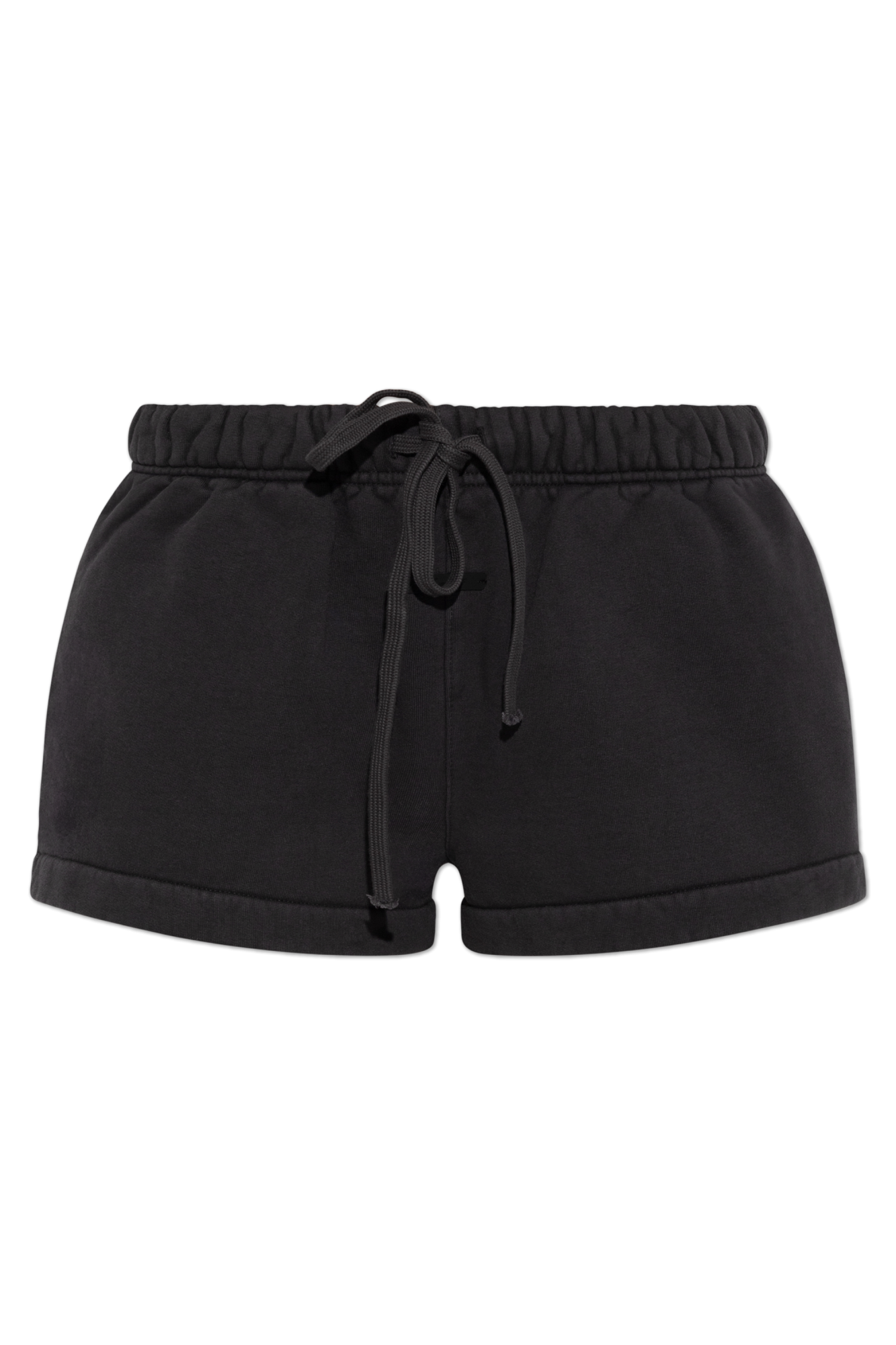Fear Of God Essentials Szorty Z Naszywką Z Logo, Kobiety, Czarny