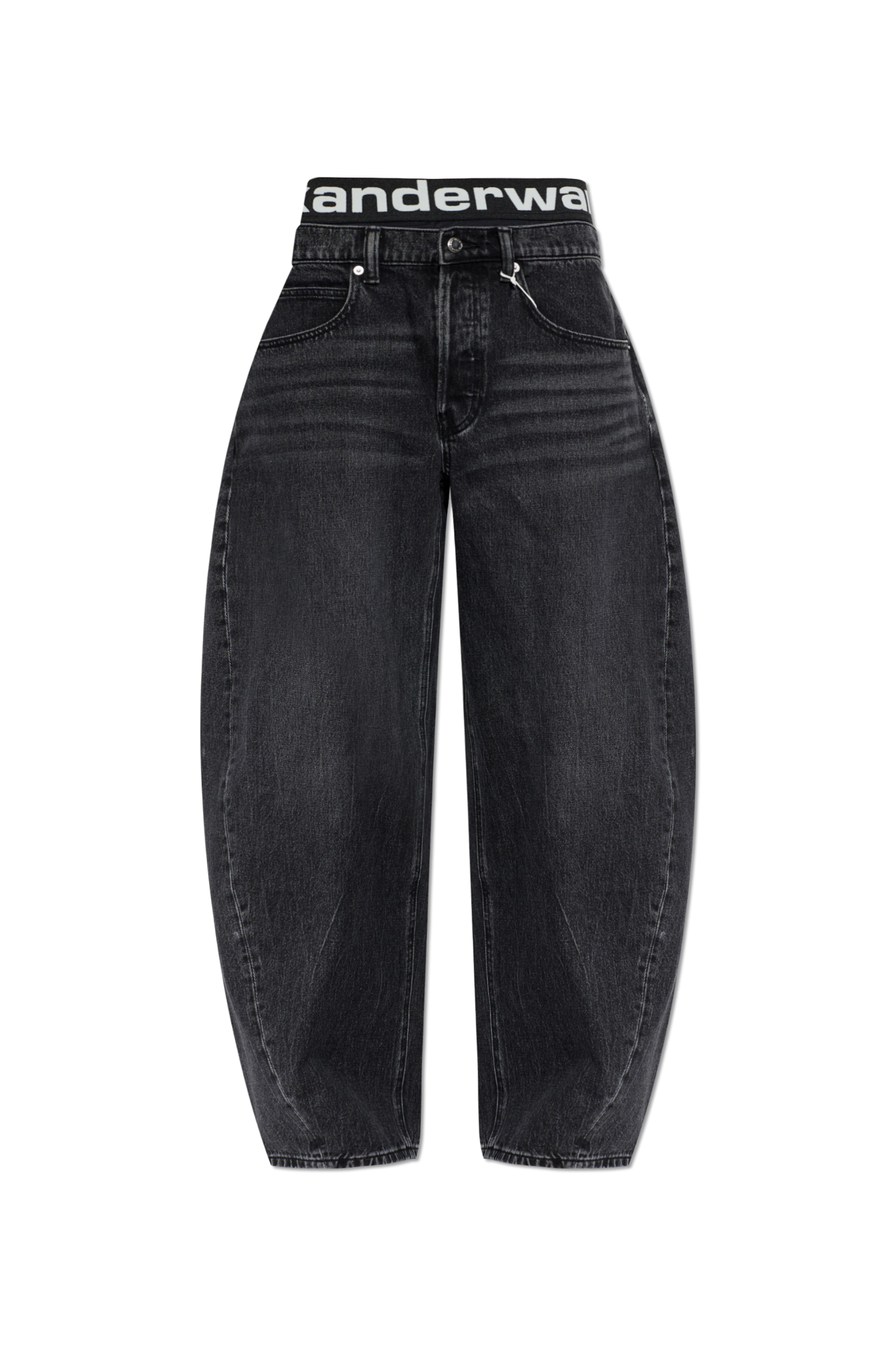 Alexander Wang Jeansy O Luźnym Kroju, Kobiety, Czarny