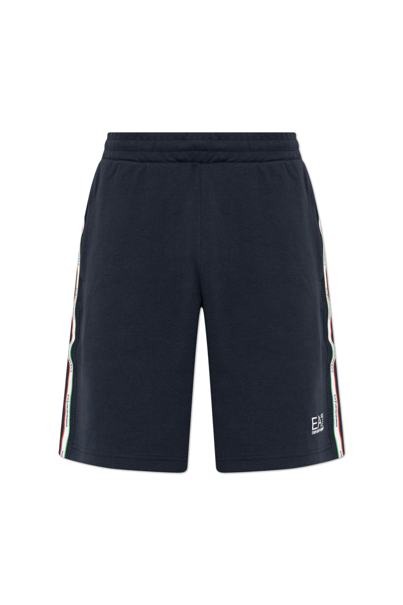 EA7 Emporio Armani Szorty Dresowe Z Logo, Mężczyźni, Granatowy