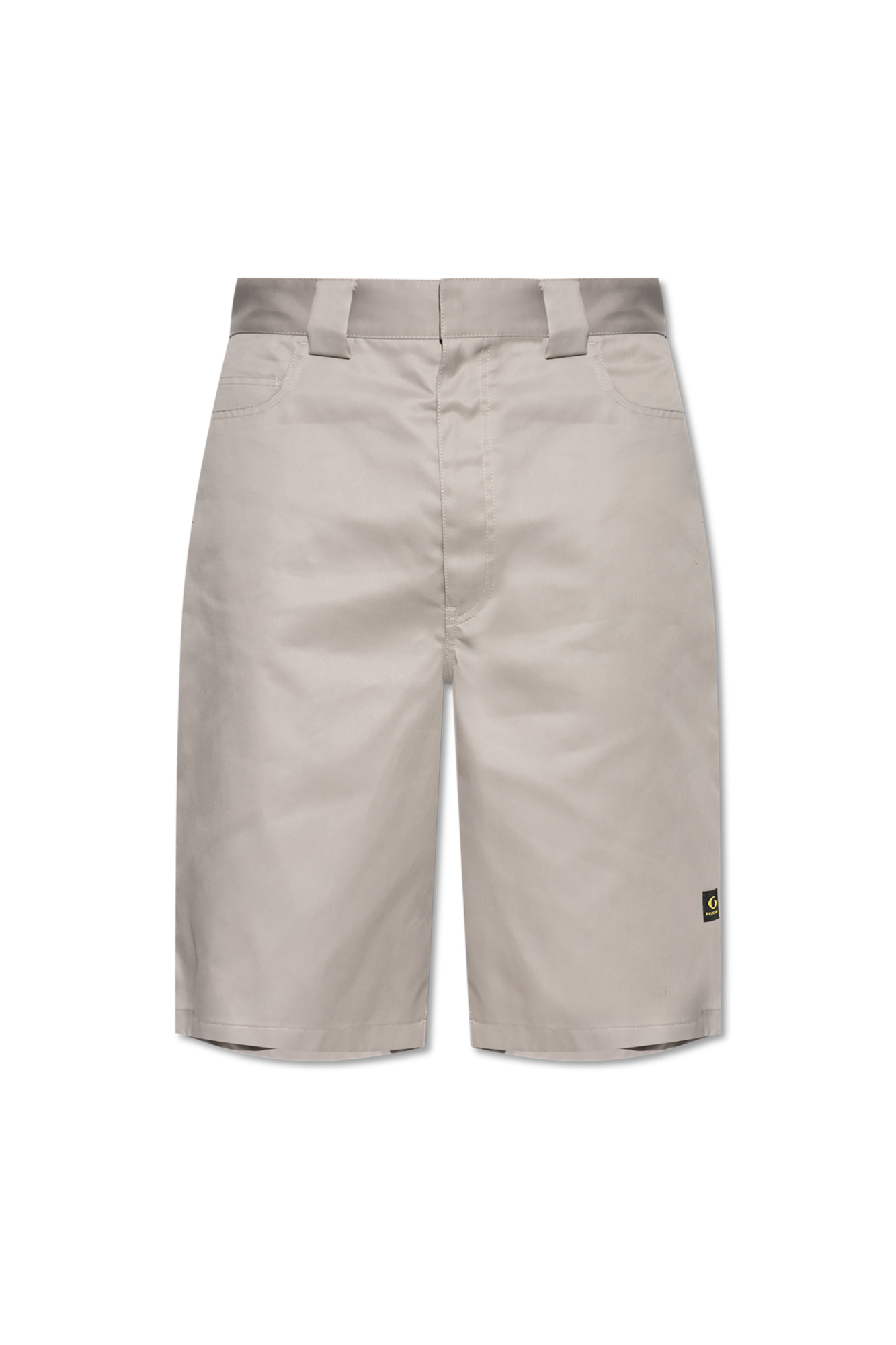 Balenciaga Bermudy Z Logo, Mężczyźni, Szary