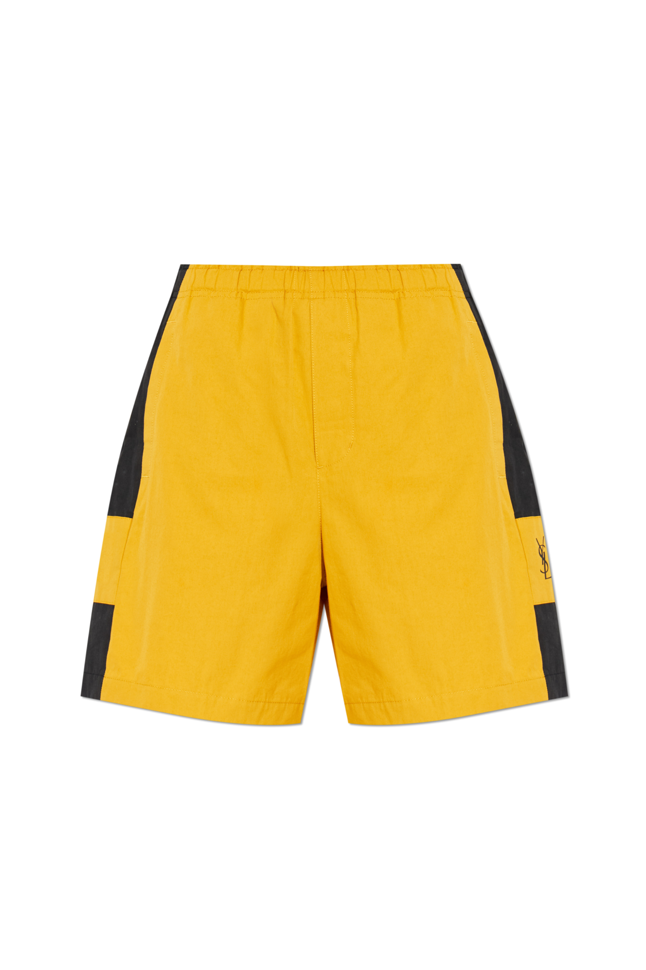 Saint Laurent Szorty Z Logo, Kobiety, żółty