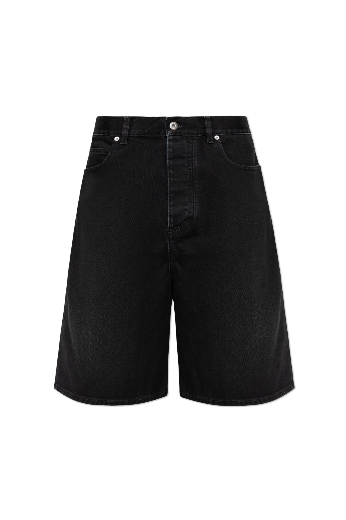Bottega Veneta Jeansowe Szorty, Mężczyźni, Czarny