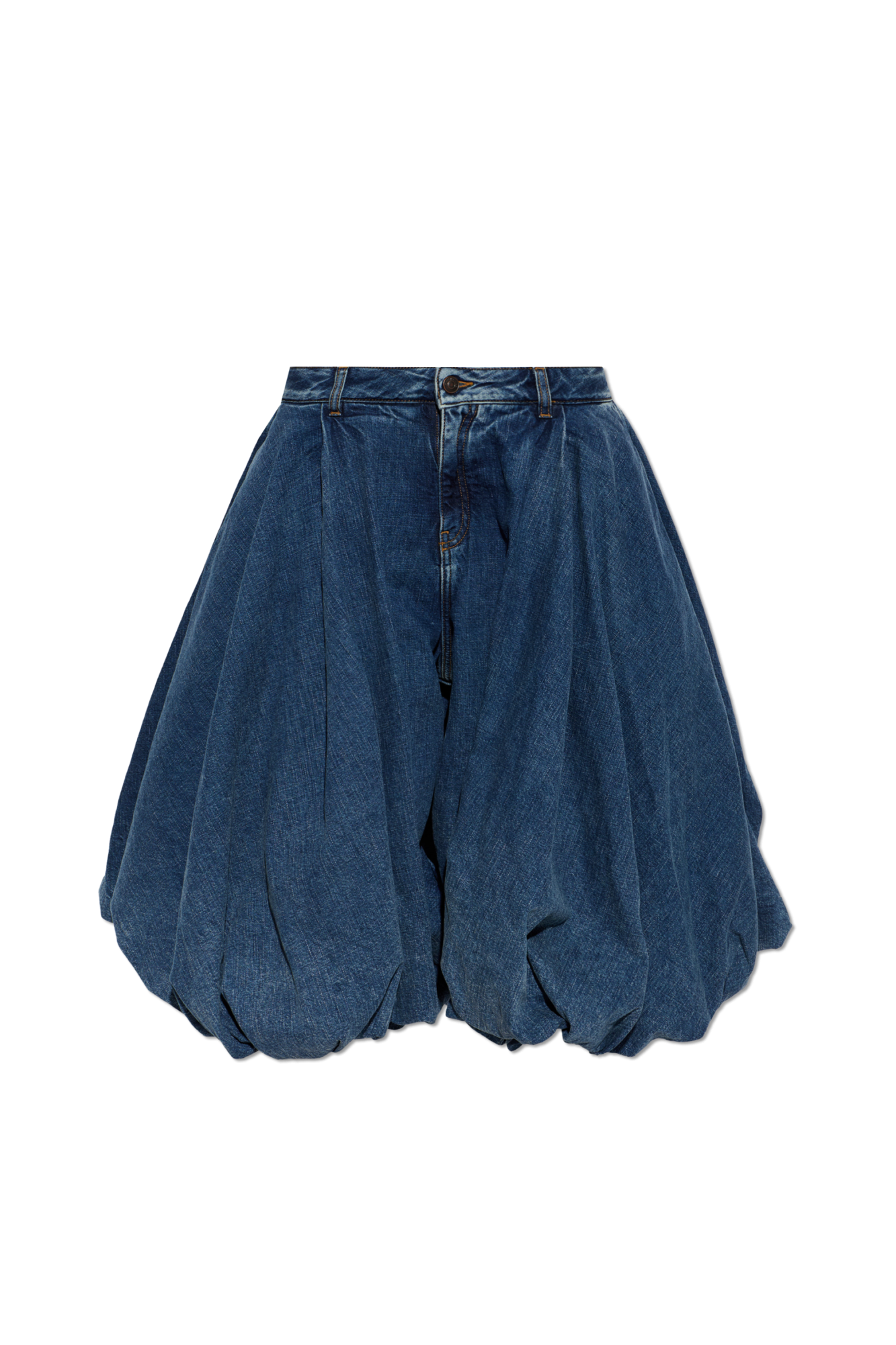 Balenciaga Jeansowe Spódnico-szorty, Kobiety, Granatowy