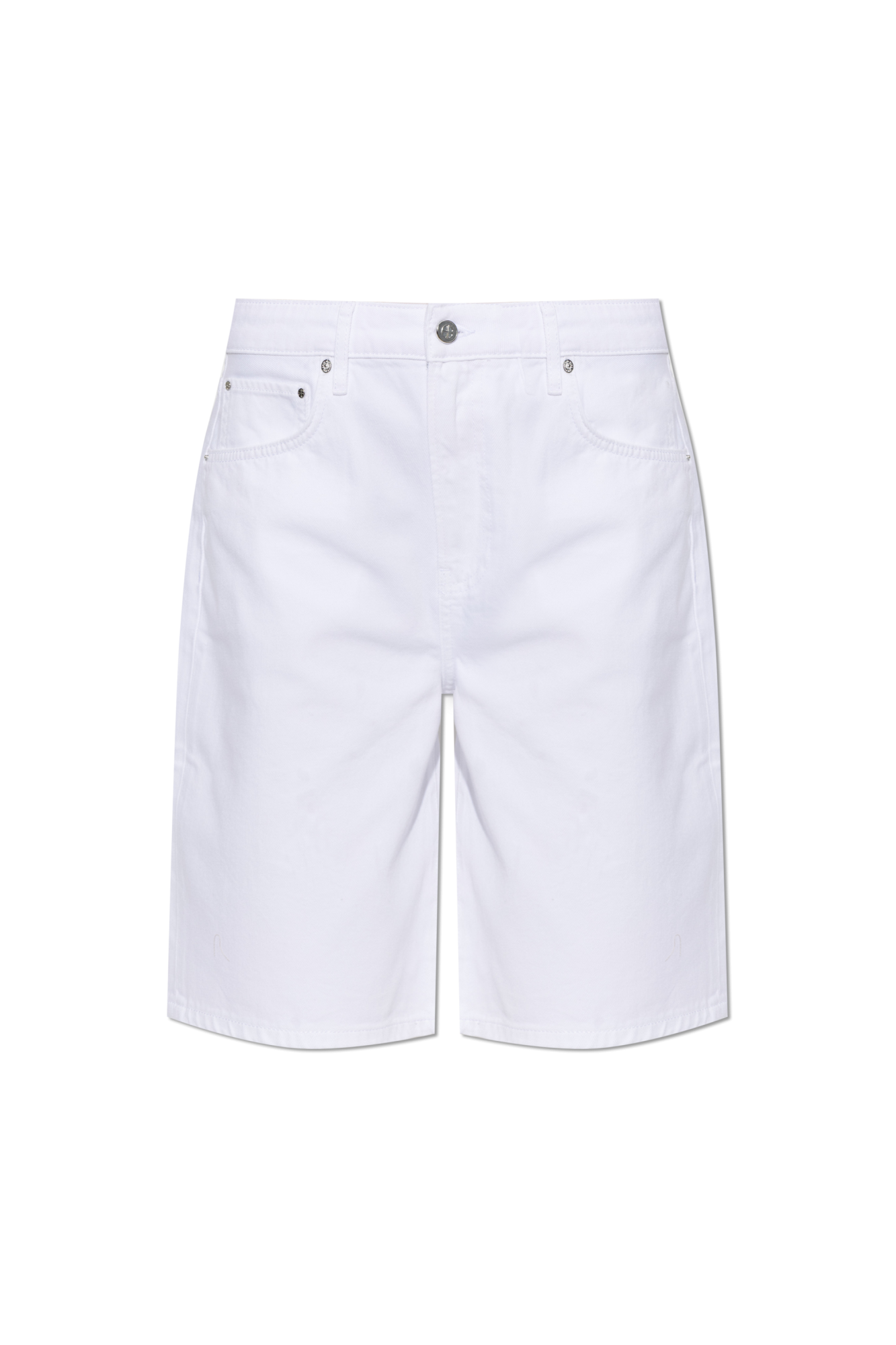 Anine Bing Szorty Jeansowe `Jasper`, Kobiety, Biały