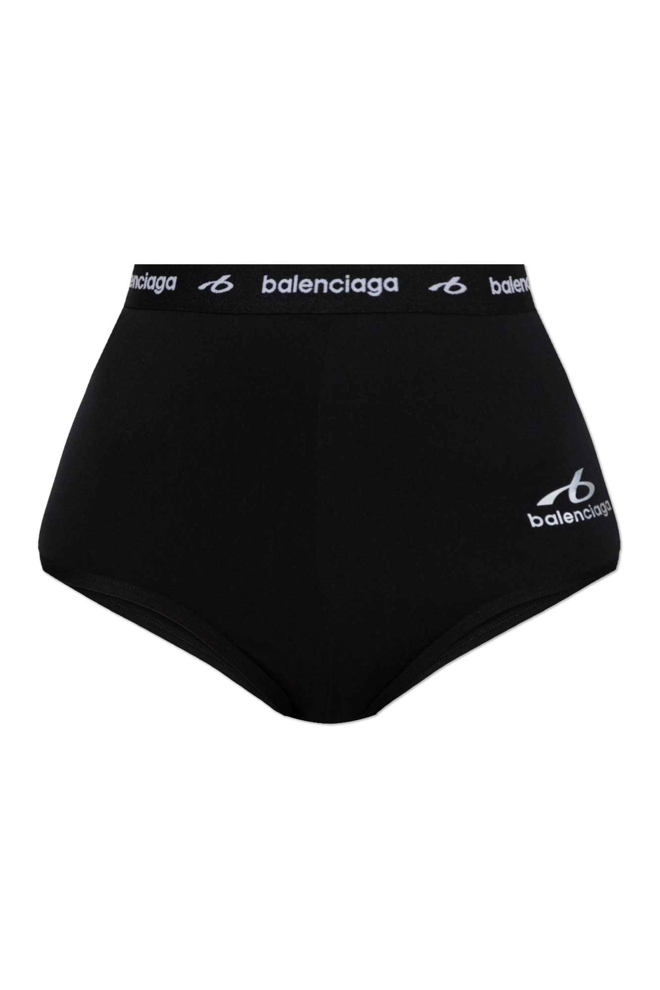 Balenciaga Sportowe Figi Z Wysokim Stanem, Kobiety, Czarny