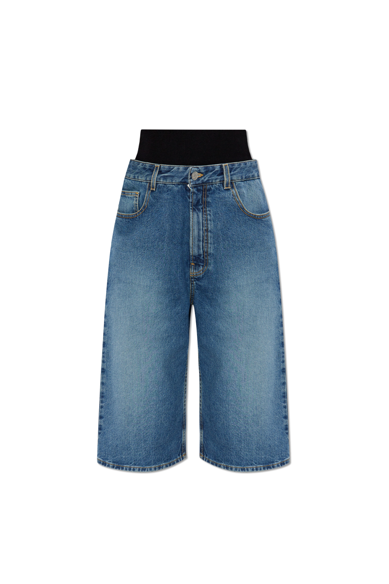 Alaïa Jeansowe Szorty, Kobiety, Niebieski