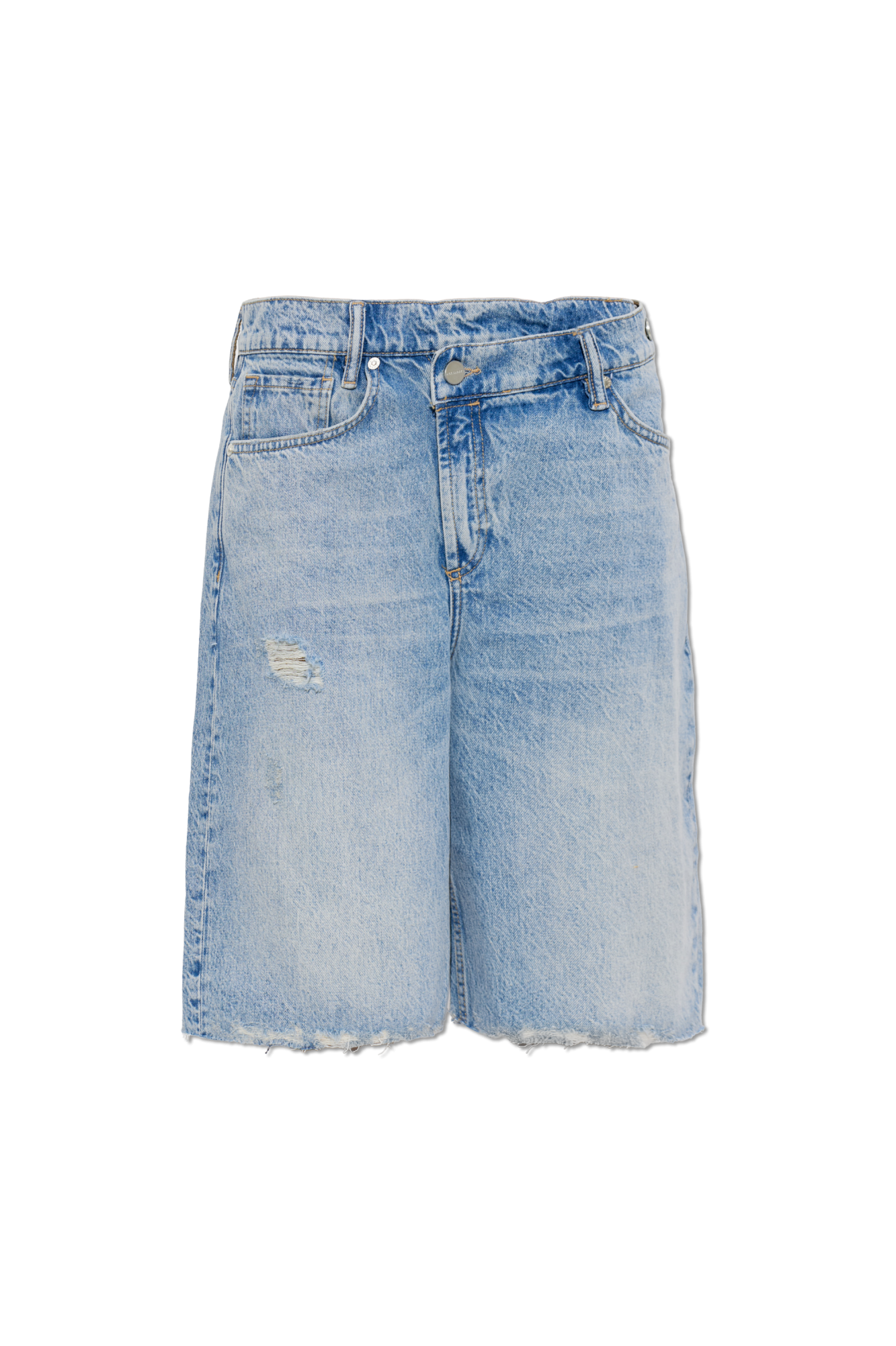 AllSaints Jeansowe Szorty `Aki`, Kobiety, Niebieski