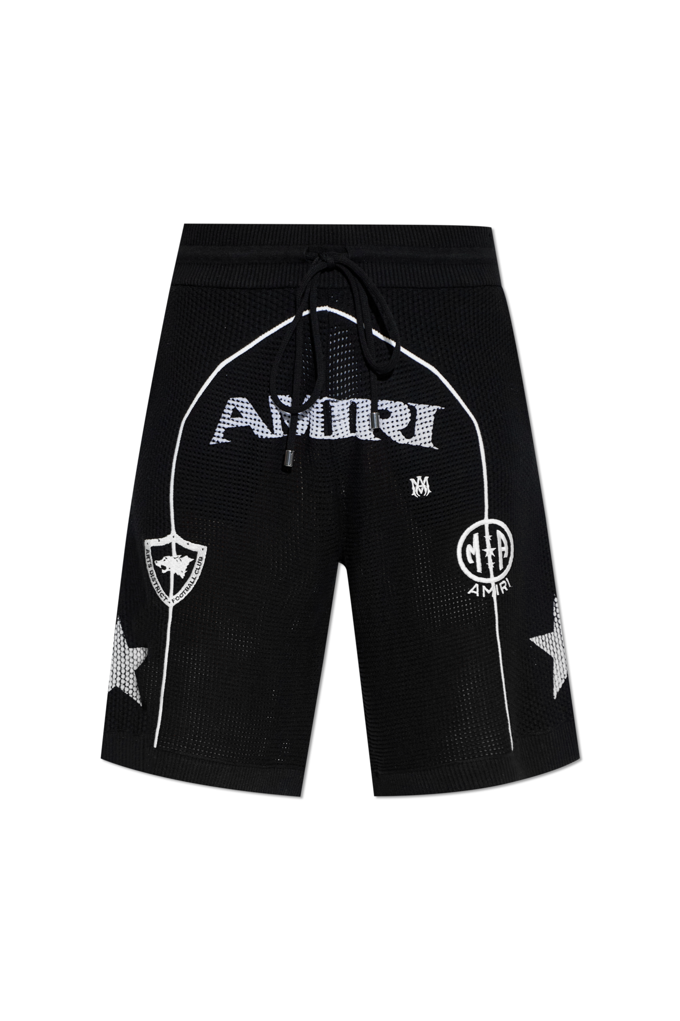 Amiri Szorty Z Logo, Mężczyźni, Czarny