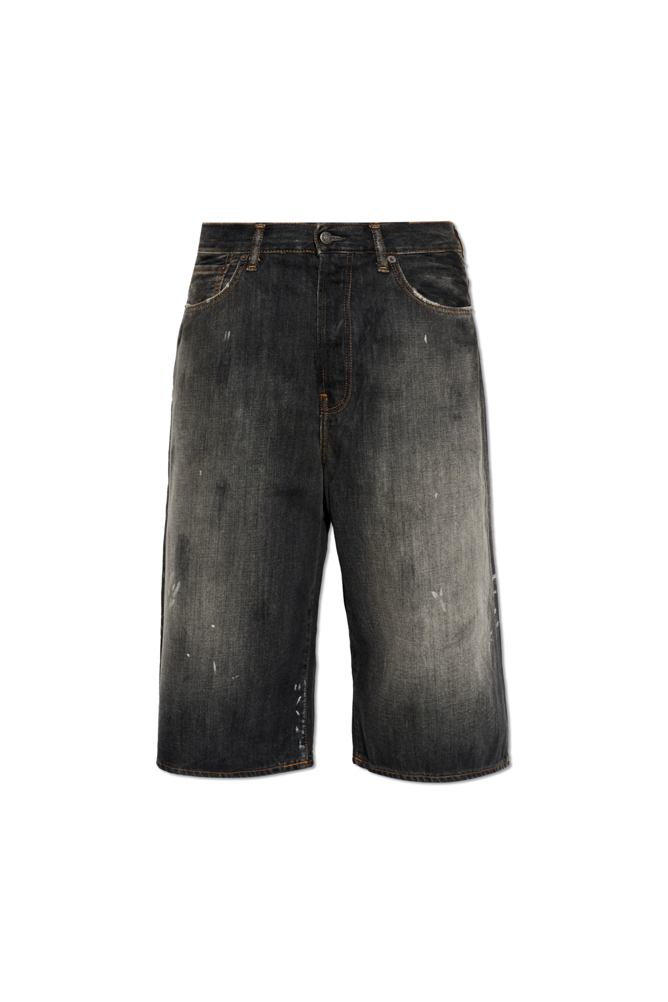 Acne Studios Jeansowe Spodnie Z Efektem ‘vintage’, Mężczyźni, Szary