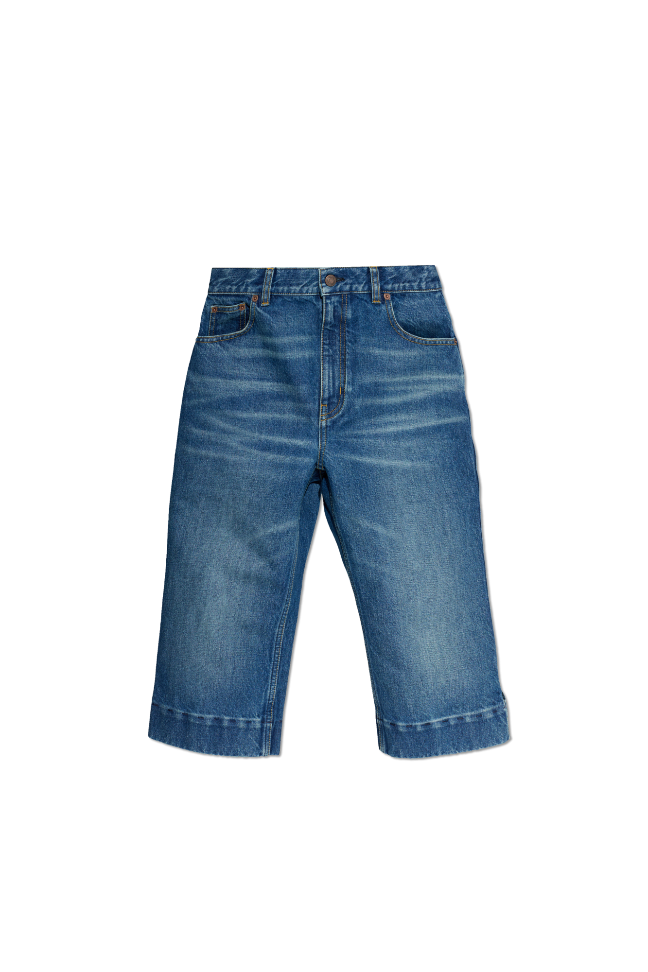 Chloé Jeansy Z Logo, Kobiety, Granatowy