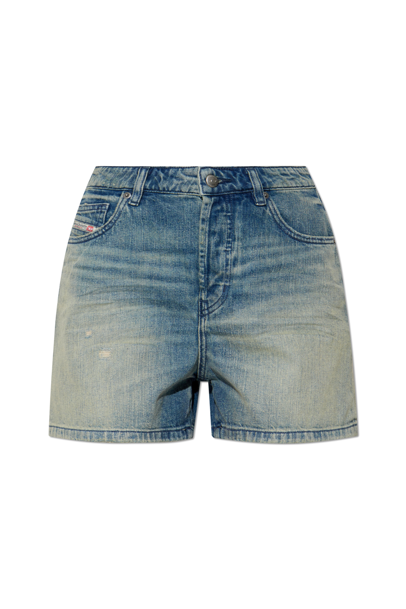 Diesel Szorty `DE-JIRO`, Kobiety, Niebieski