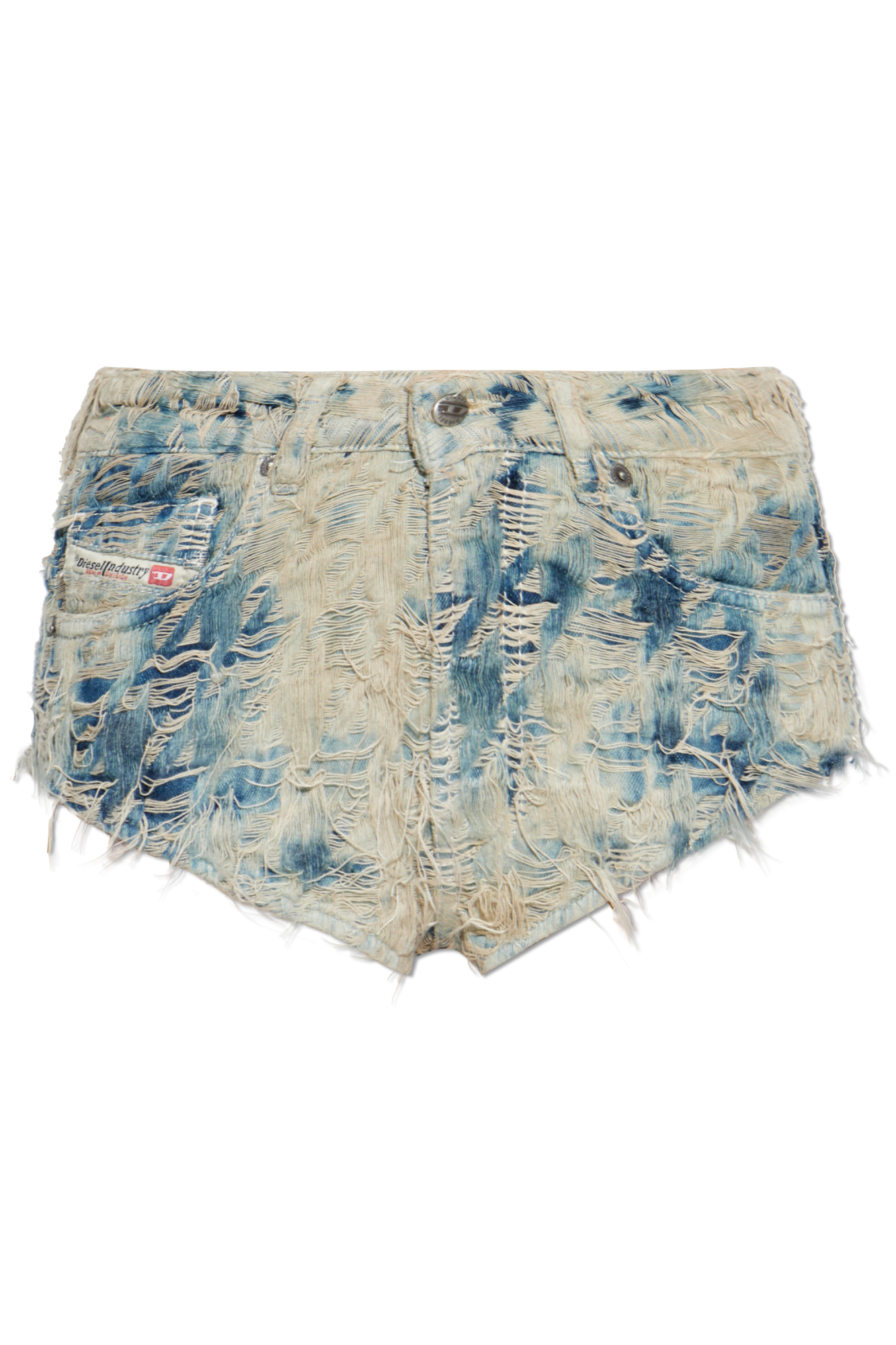 Diesel Jeansowe Szorty `DE-JIZZ-FSH1`, Kobiety, Jasnoniebieski