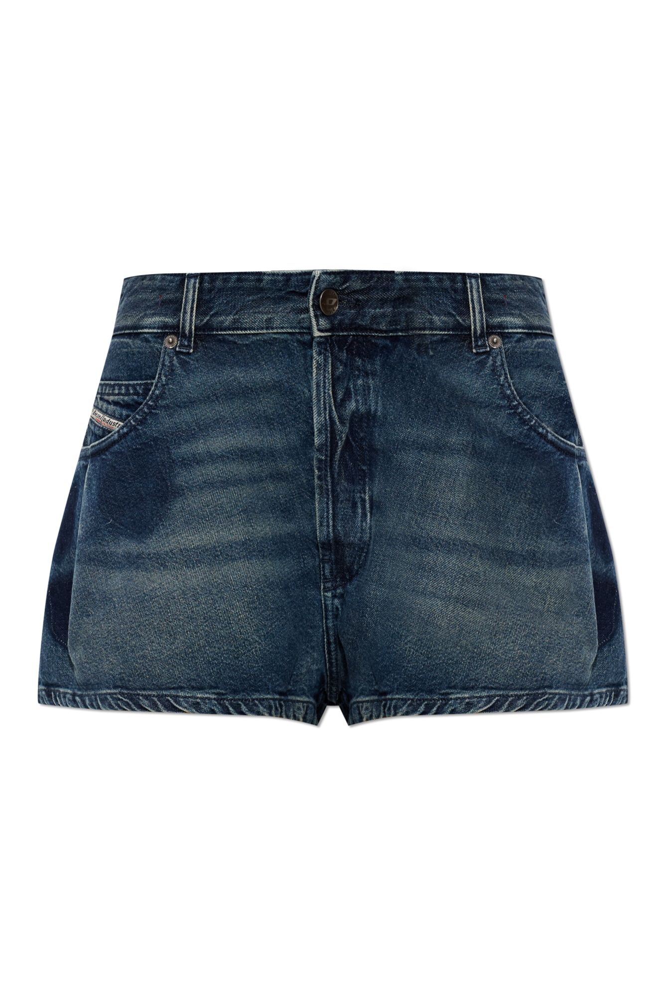 Diesel Jeansowe Szorty `DE-KHELZ-SHORT-S`, Kobiety, Granatowy