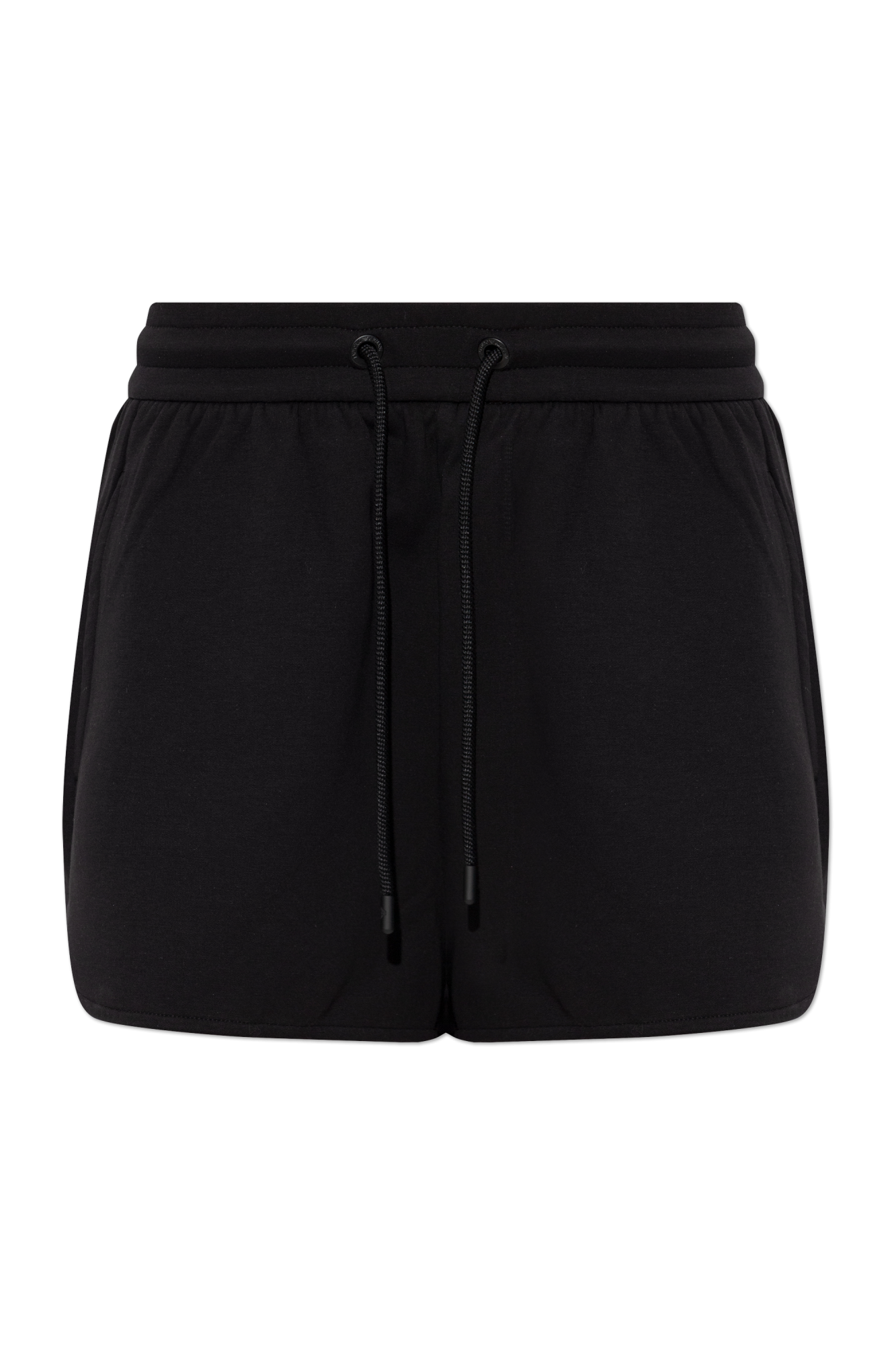 Emporio Armani Szorty Z Nadrukowanym Logo, Kobiety, Czarny