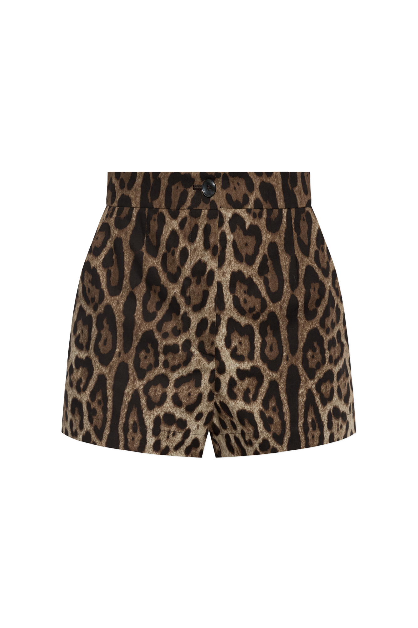 Dolce & Gabbana Szorty Z Motywem Zwierzęcym, Kobiety, Brązowy