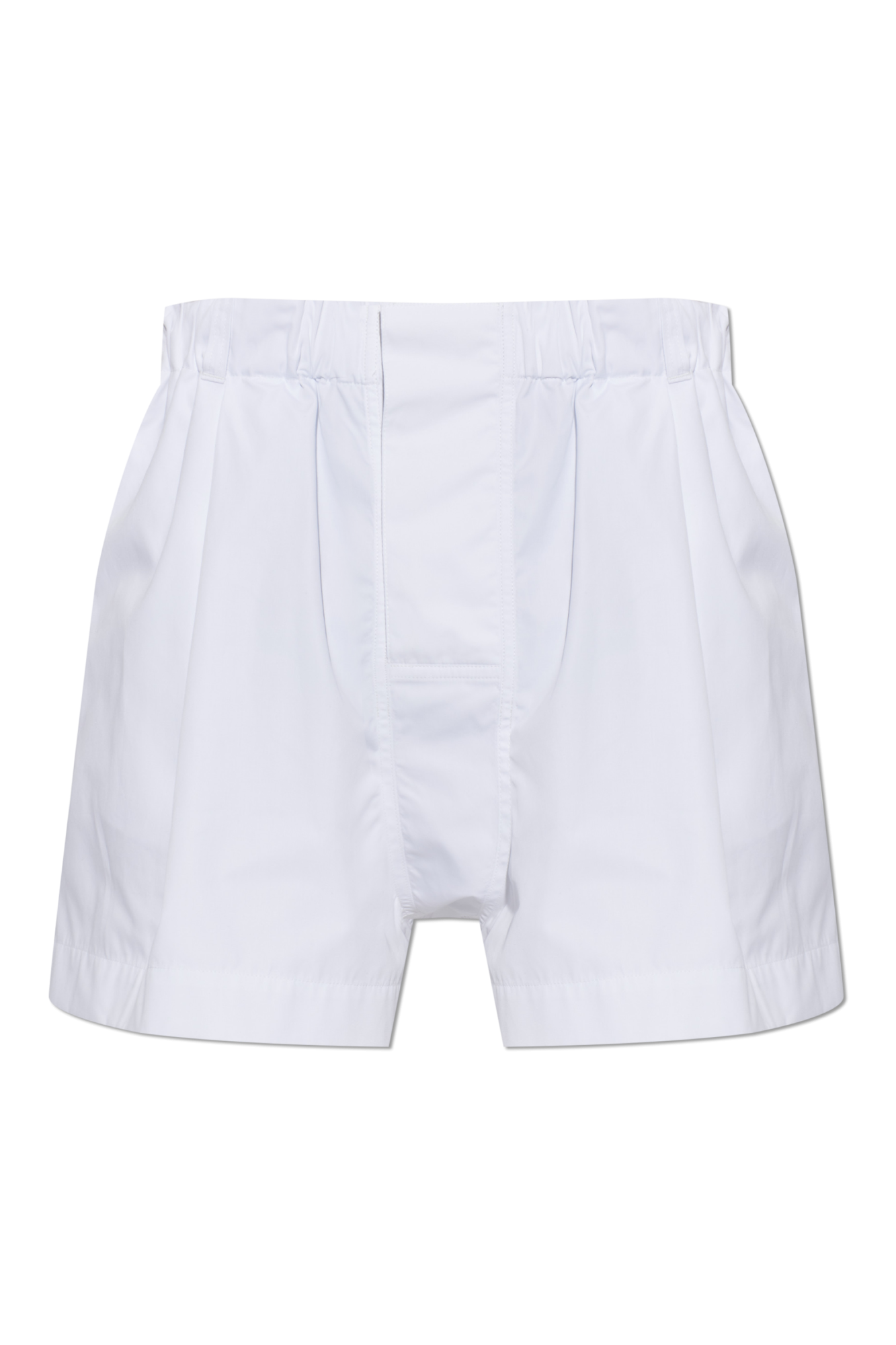 LACOSTE RUNWAY Szorty Z Logo, Mężczyźni, Biały