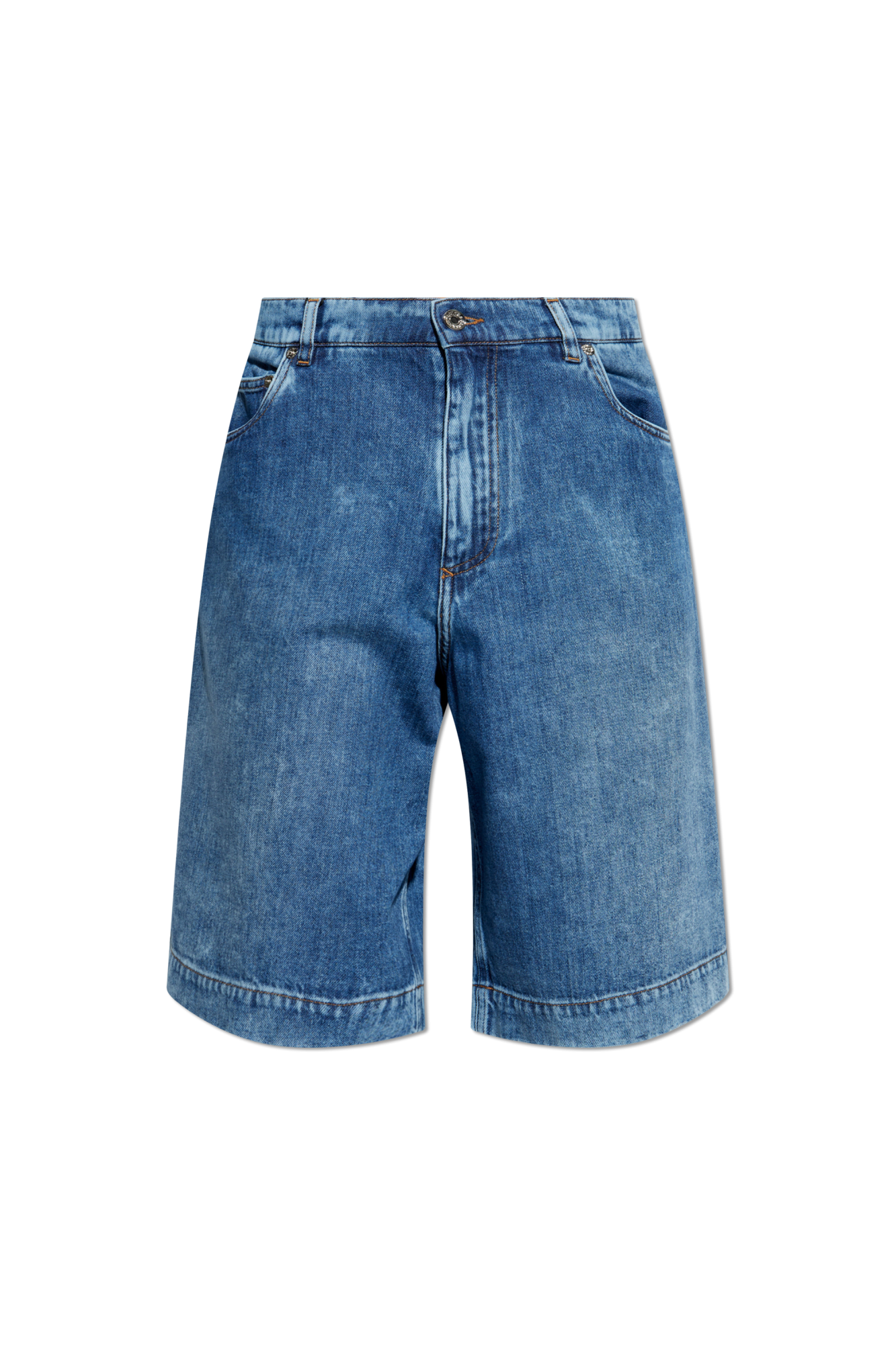 Dolce & Gabbana Jeansowe Szorty, Mężczyźni, Niebieski