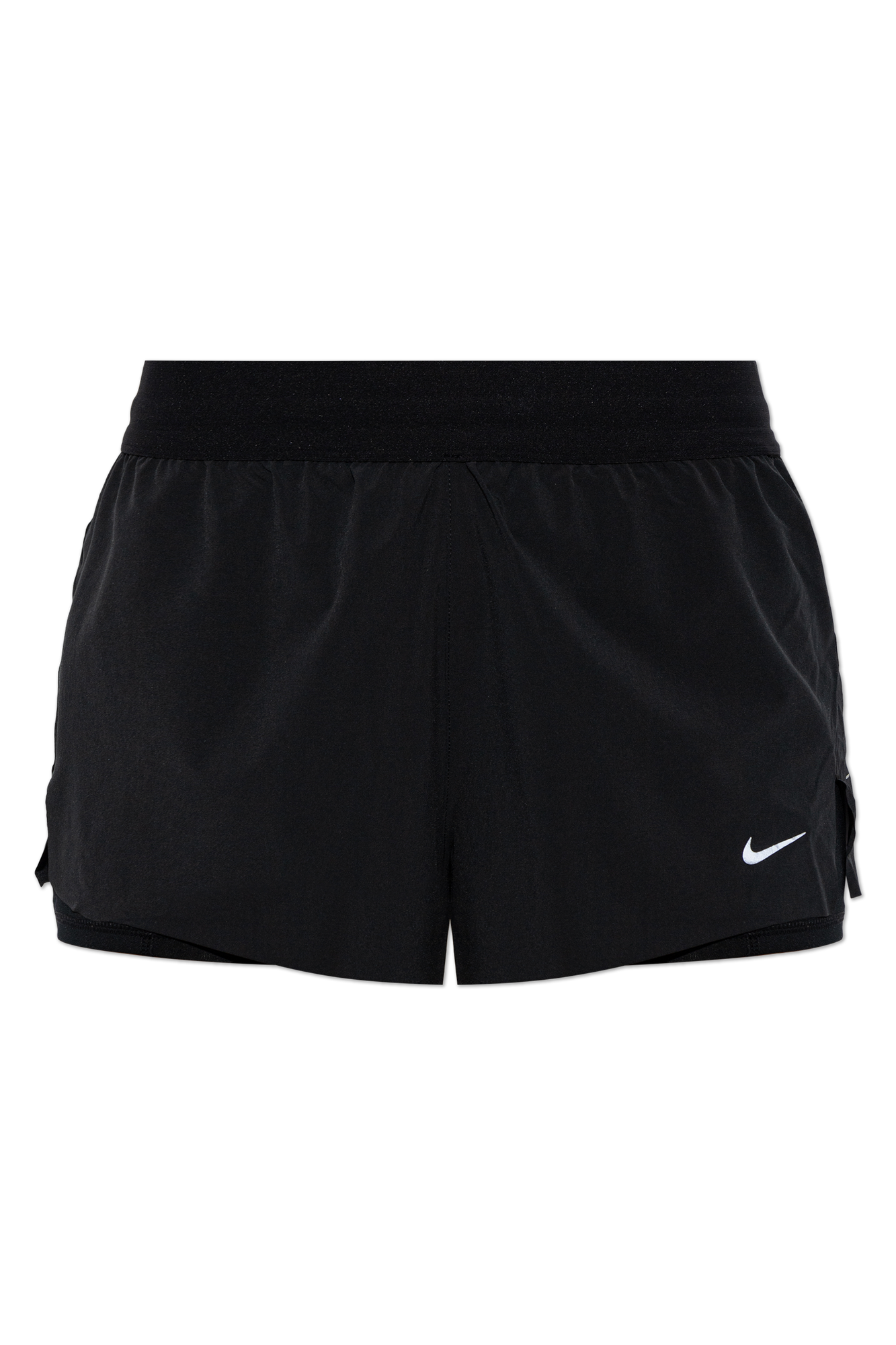 Nike Szorty Z Logo, Kobiety, Czarny