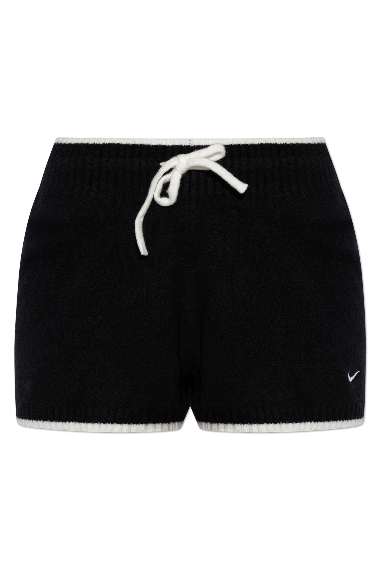 Nike Szorty Z Logo, Kobiety, Czarny