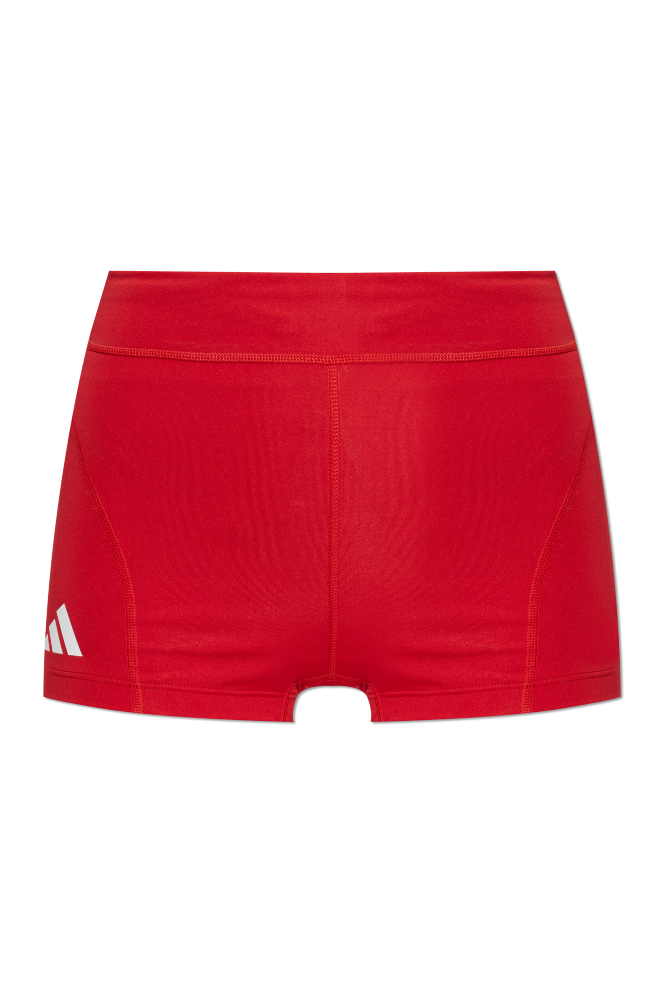 ADIDAS Performance Szorty Z Logo, Kobiety, Czerwony
