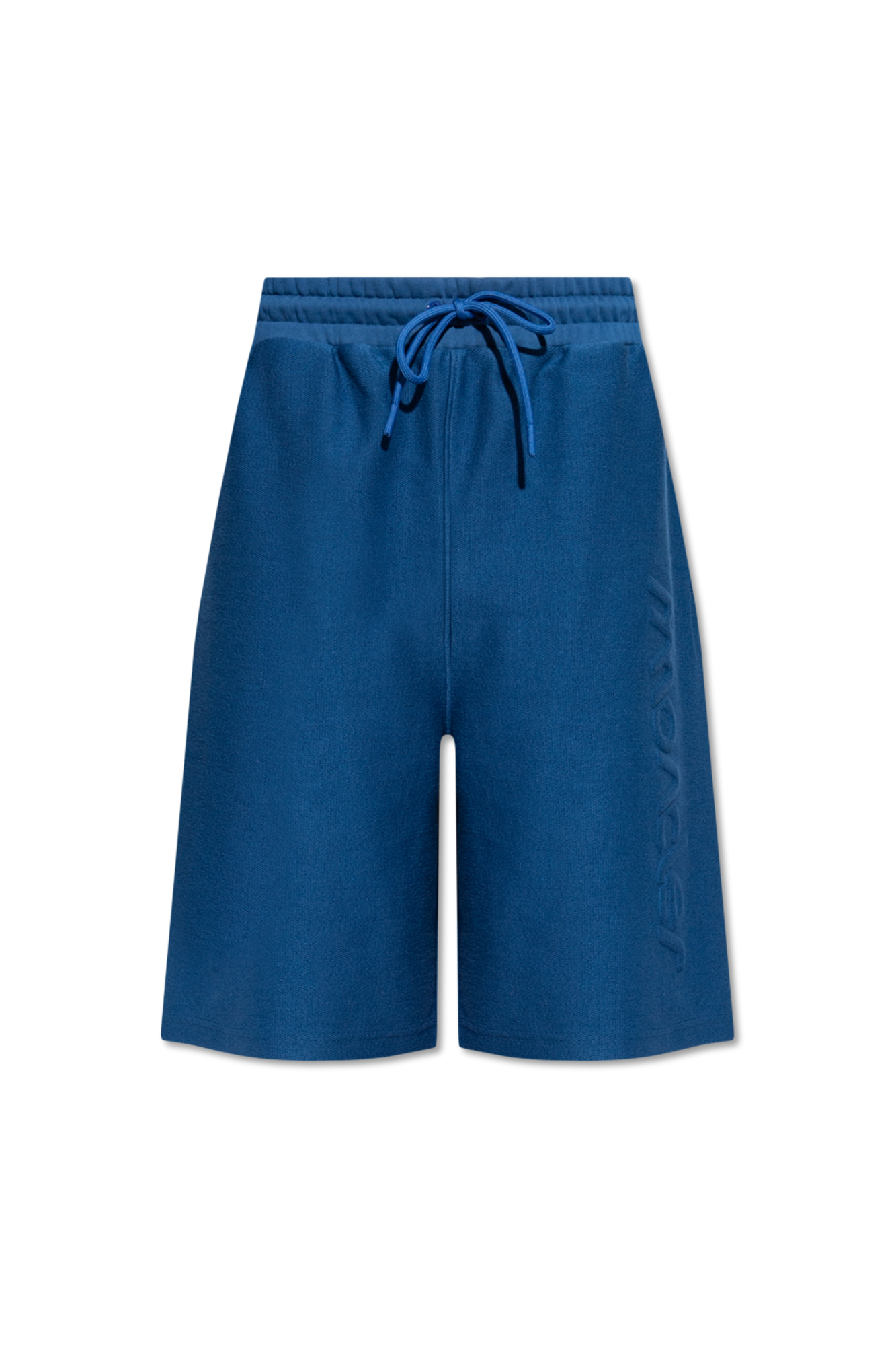 Moncler Bawełniane Szorty, Mężczyźni, Niebieski