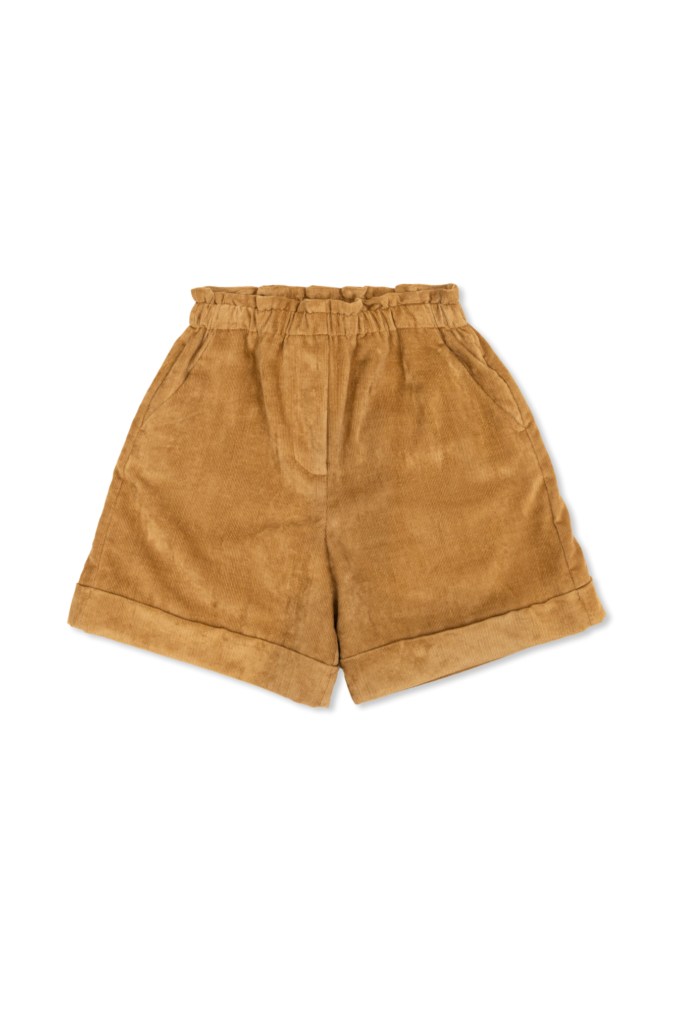 Moncler Enfant Sztruksowe Szorty, Unisex, Brązowy