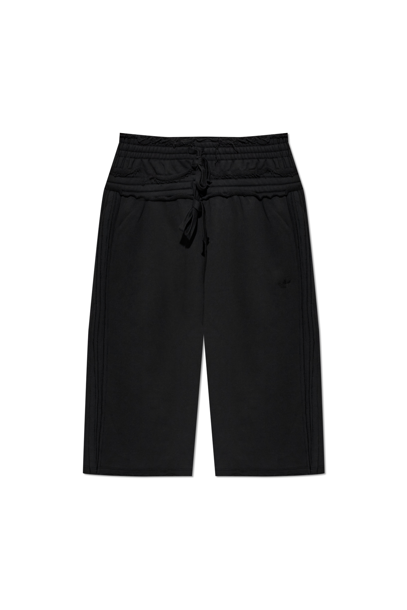 ADIDAS Originals Szorty Z Surowym Wykończeniem, Kobiety, Czarny