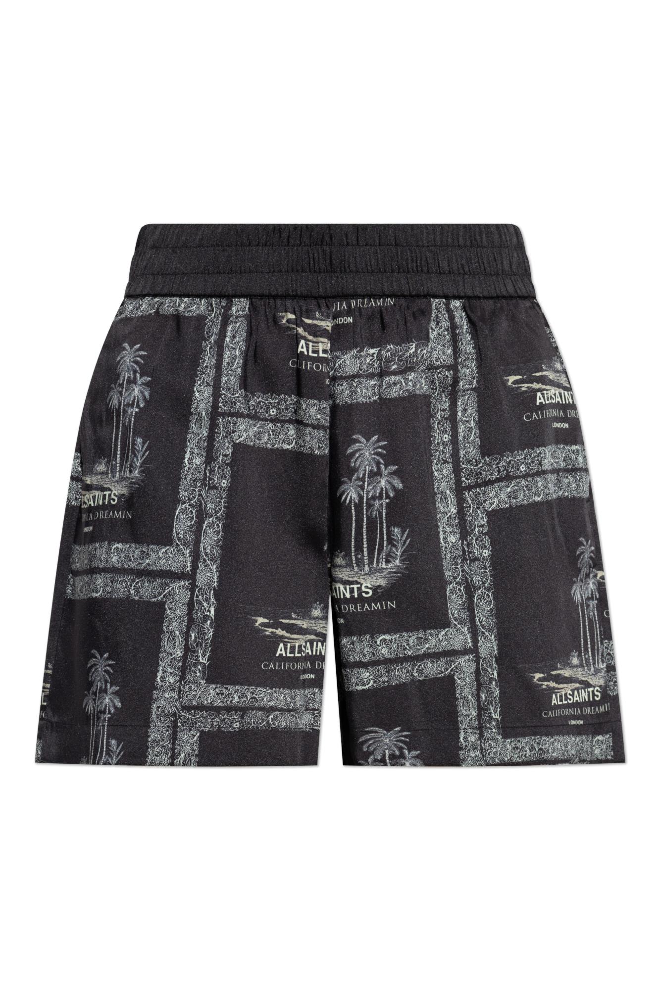 AllSaints Szorty `Lettie`, Kobiety, Czarny