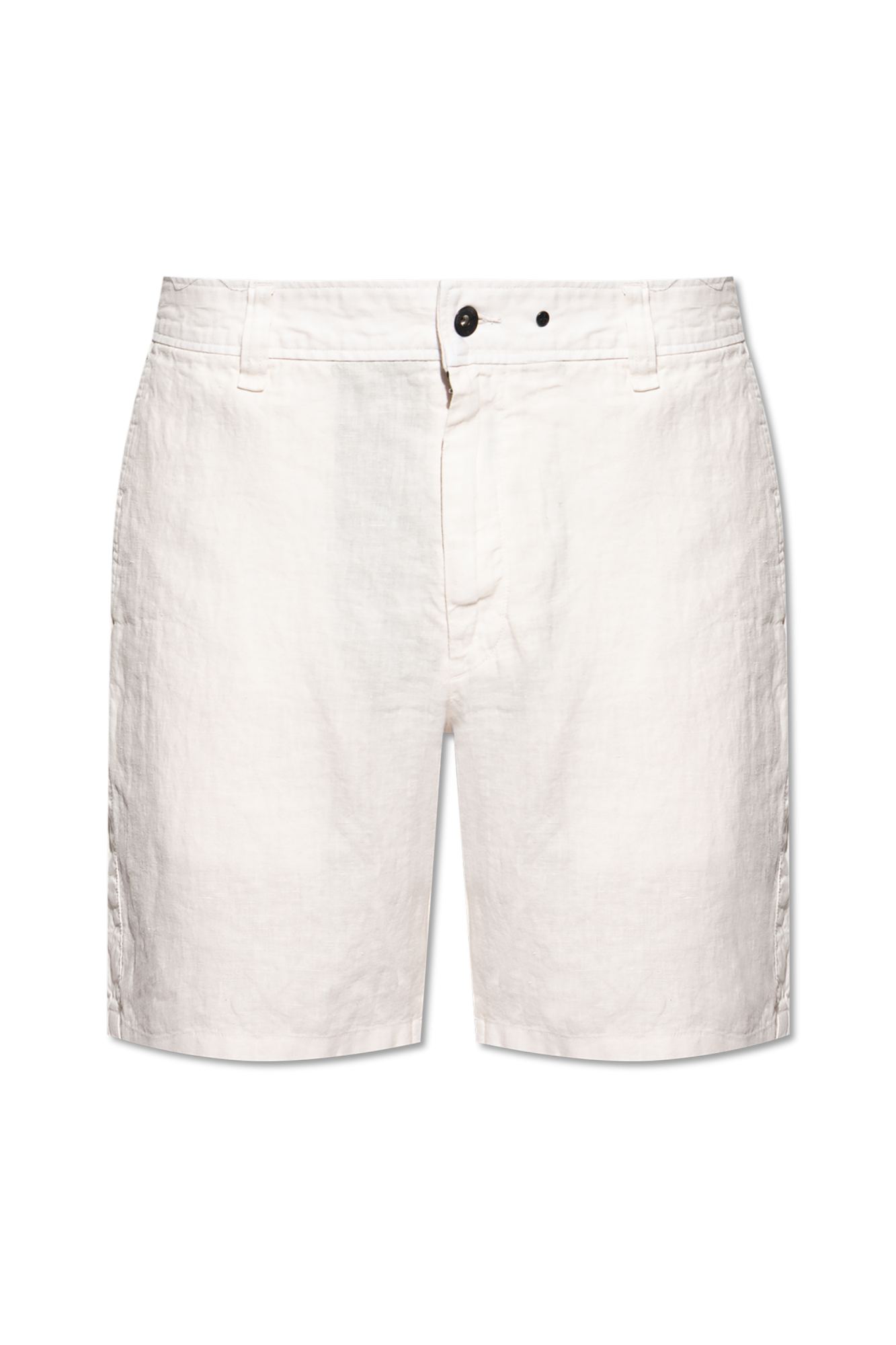 Rag & Bone Lniane Szorty, Mężczyźni, Kremowy