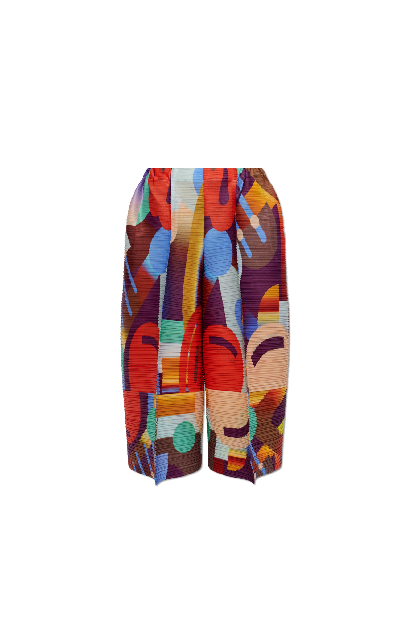 Pleats Please Issey Miyake Plisowane Szorty, Kobiety, Multikolor