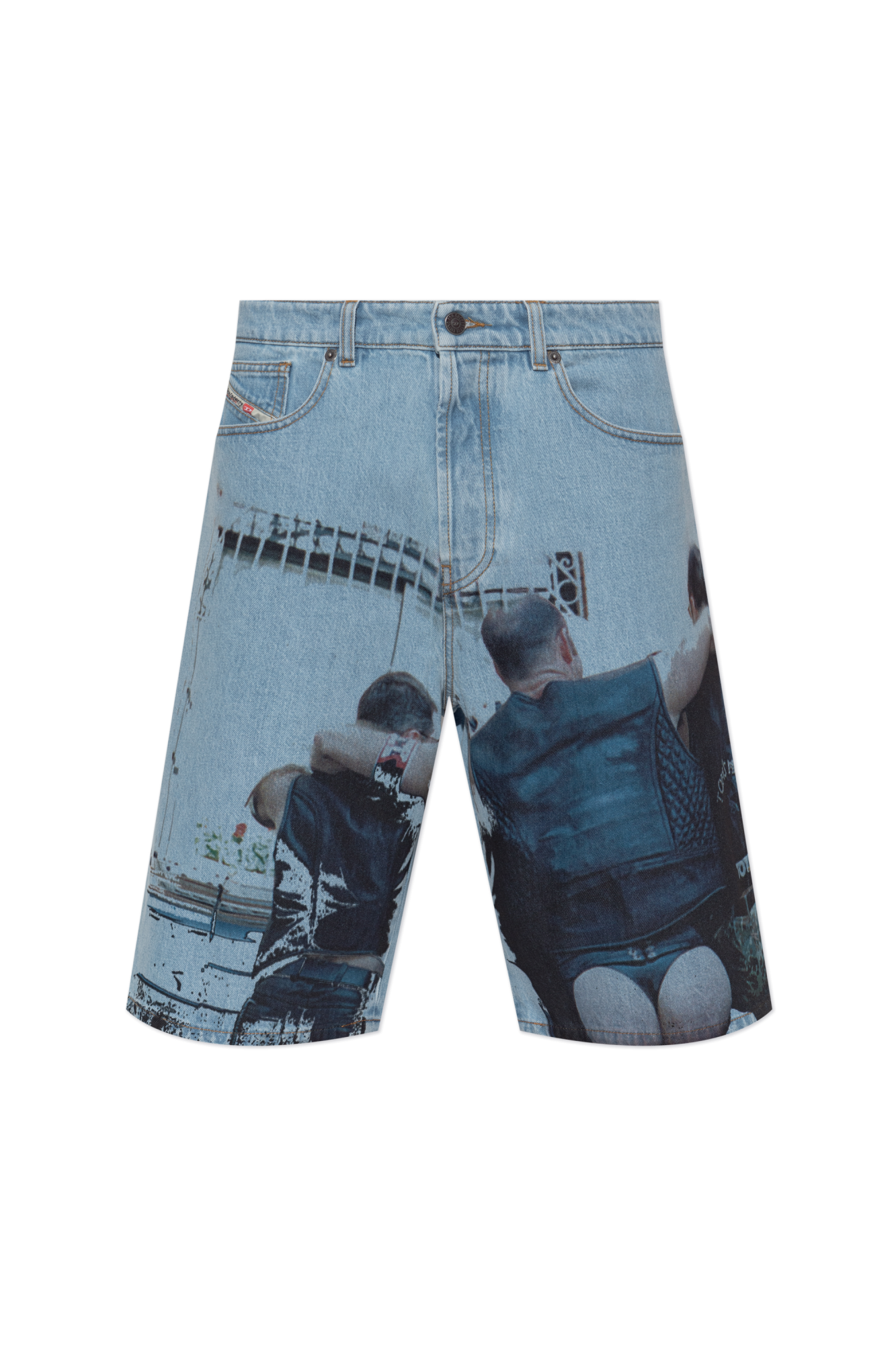 Diesel Diesel X Tom Of Finland Foundation, Unisex, Niebieski