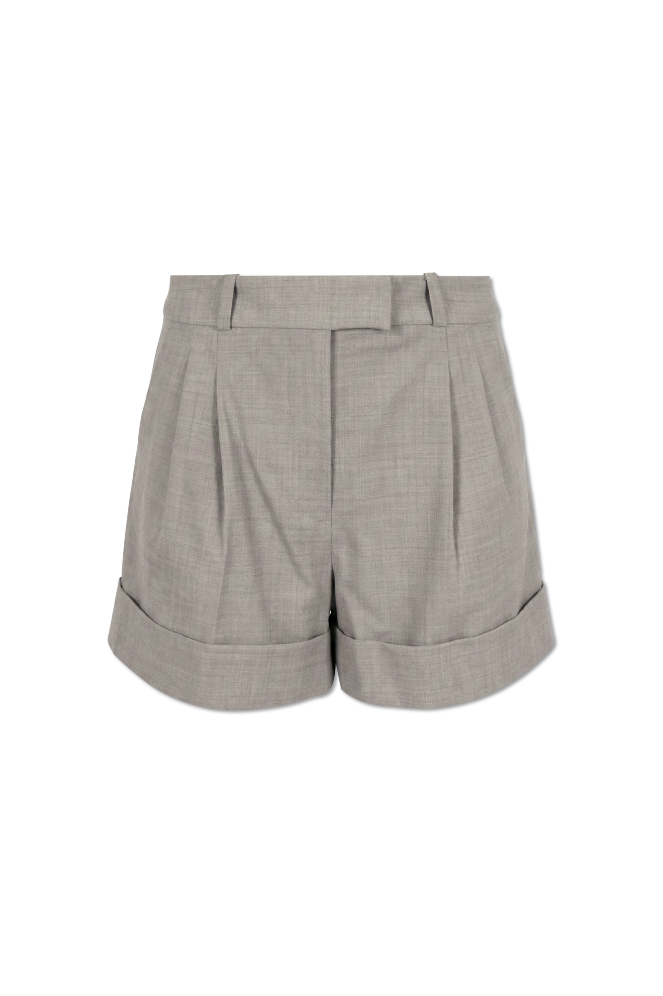Rag & Bone Szorty Z Zaszewkami, Kobiety, Szary
