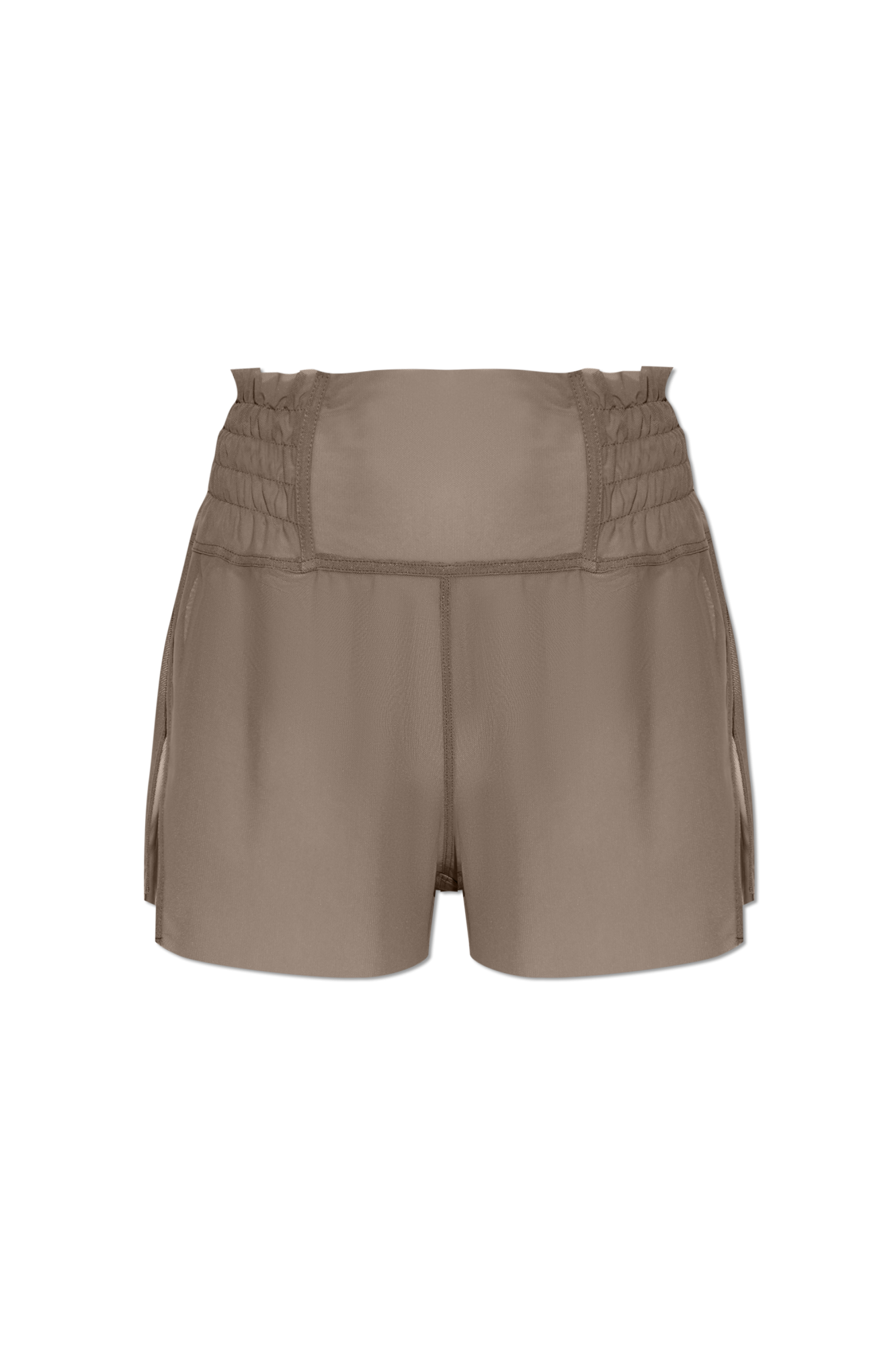Rick Owens Transparentne Szorty, Kobiety, Szary