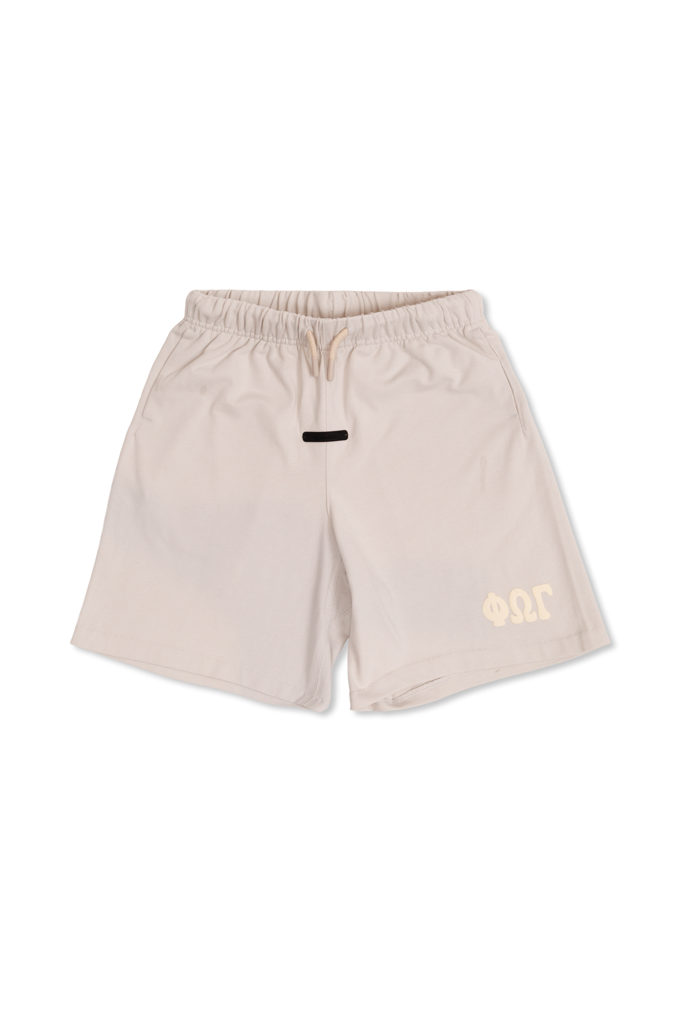 Fear Of God Essentials Kids Bawełniane Szorty Z Nadrukiem, Unisex, Szary