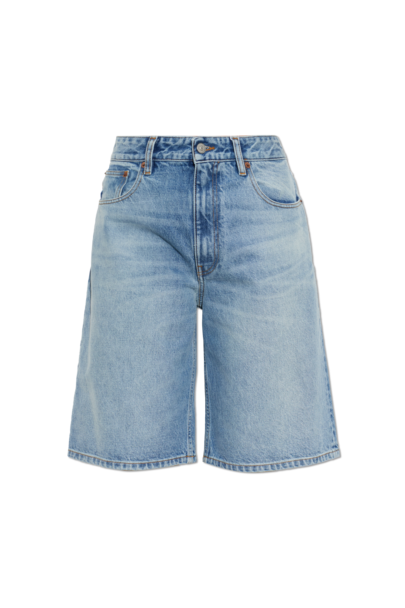 MM6 Maison Margiela Jeansowe Szorty, Kobiety, Niebieski