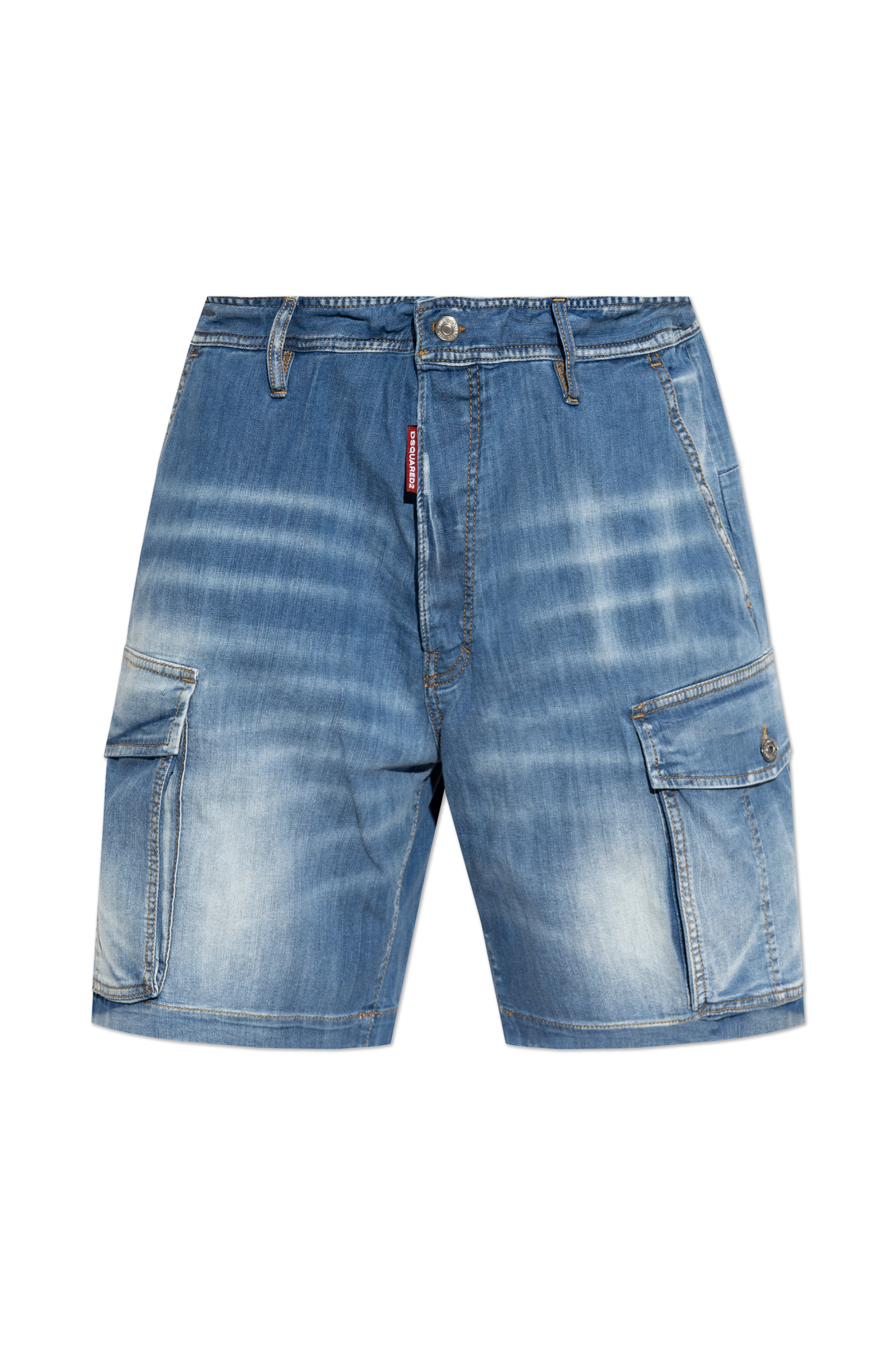 Dsquared2 Jeansowe Szorty, Mężczyźni, Niebieski