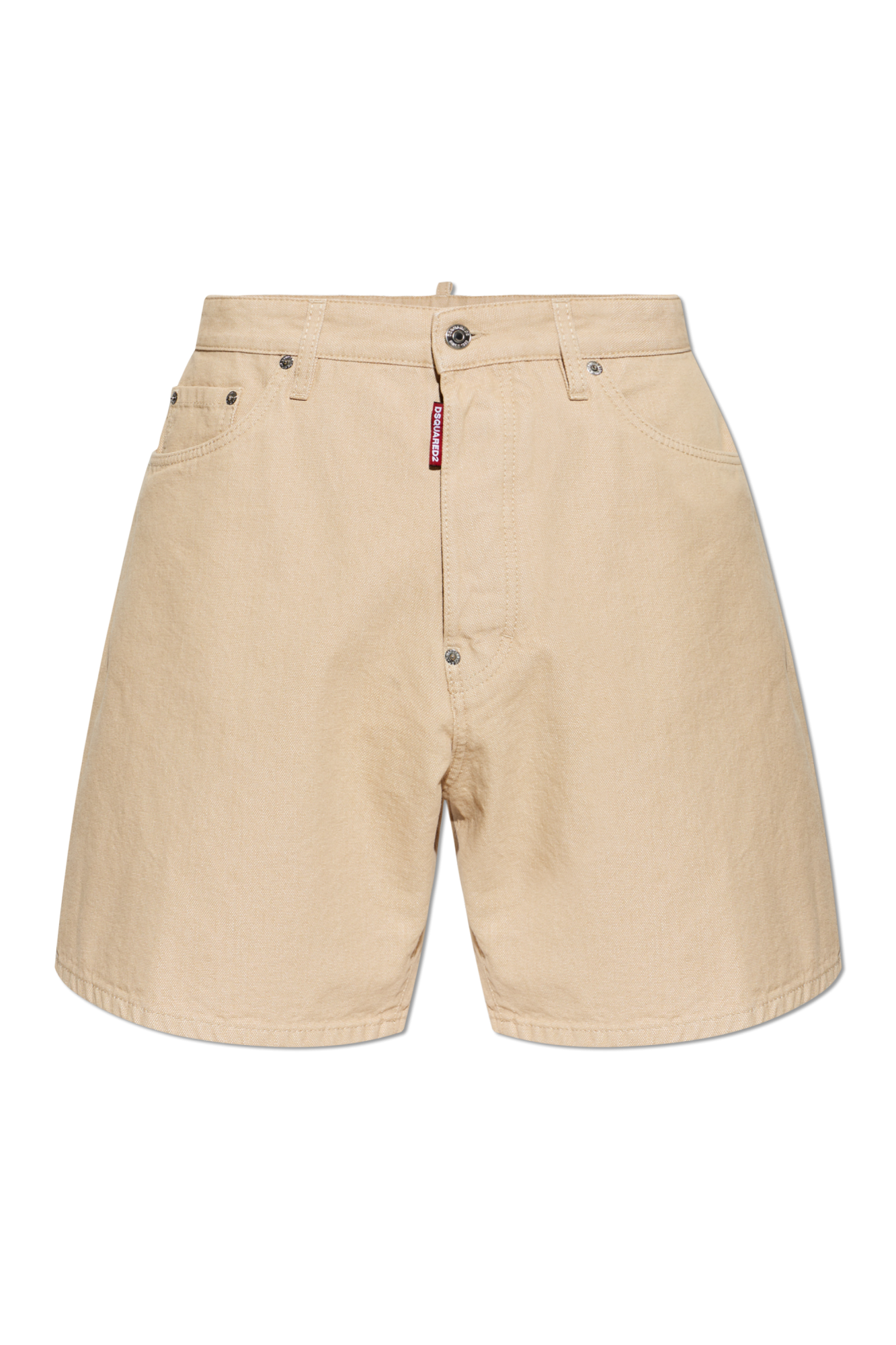Dsquared2 Jeansowe Szorty `Boxer`, Mężczyźni, Beżowy