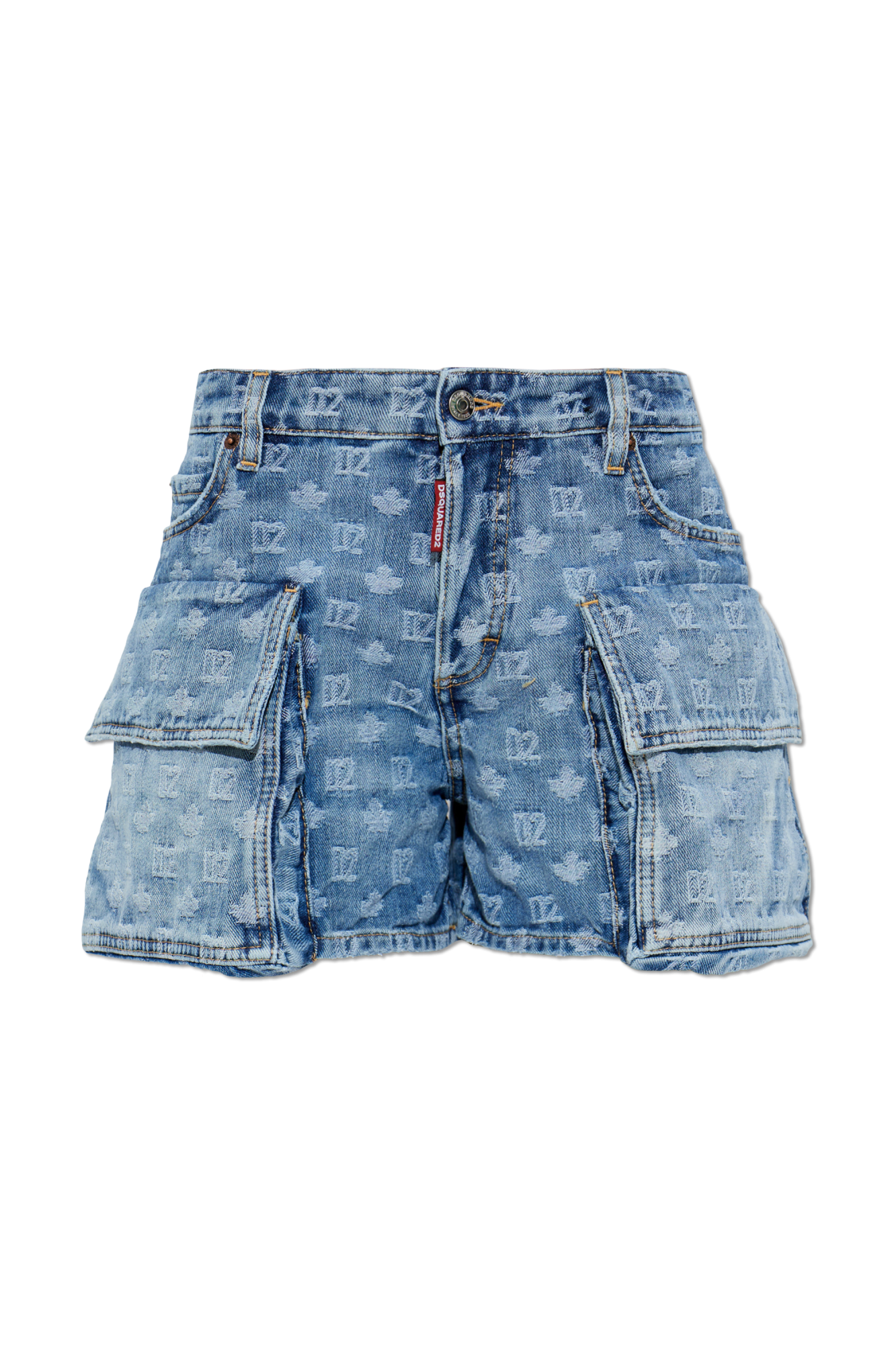 Dsquared2 Szorty Typu ‘Cargo’, Kobiety, Niebieski