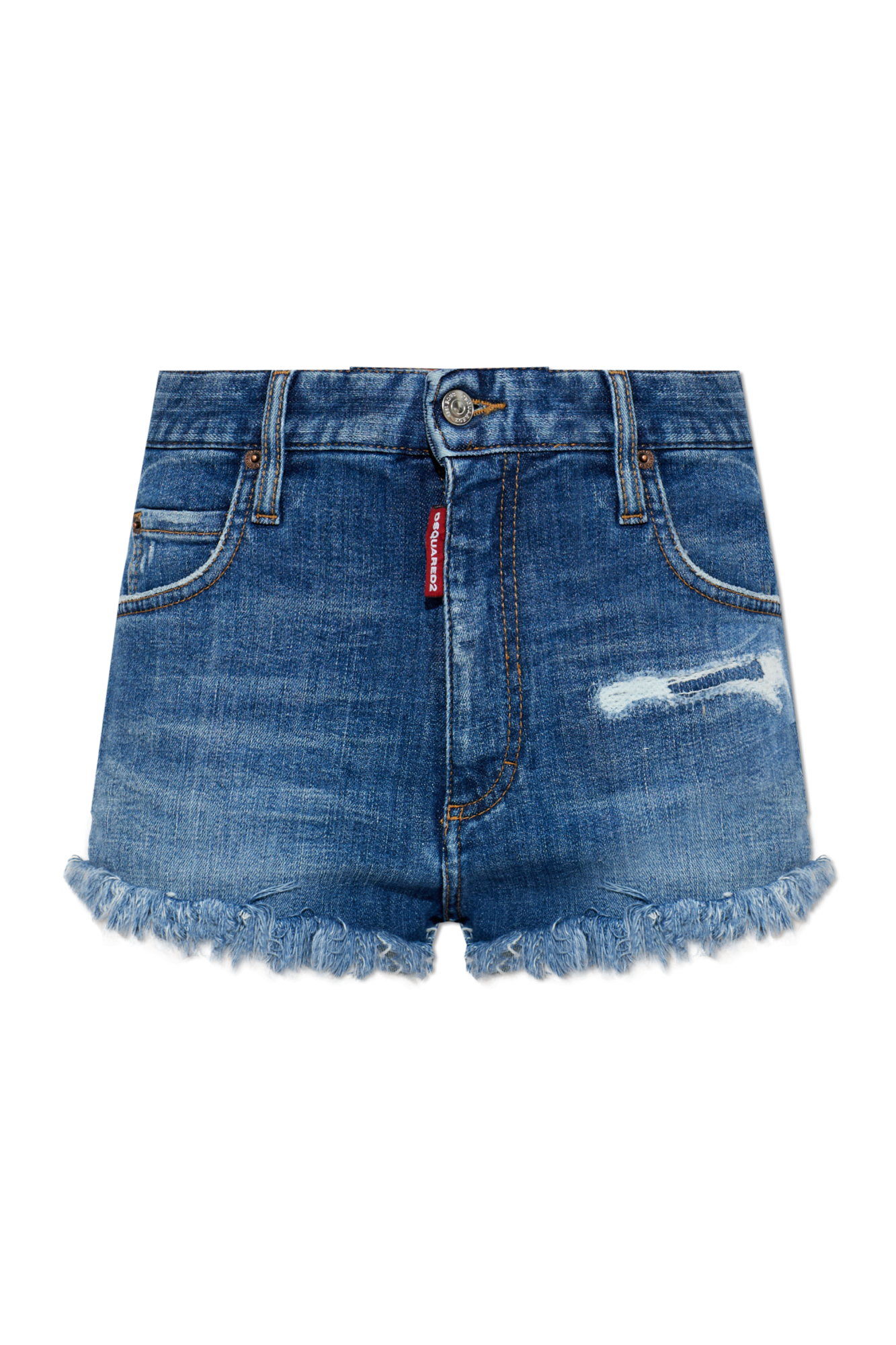 Dsquared2 Jeansowe Szorty ‘Trucker’, Kobiety, Granatowy