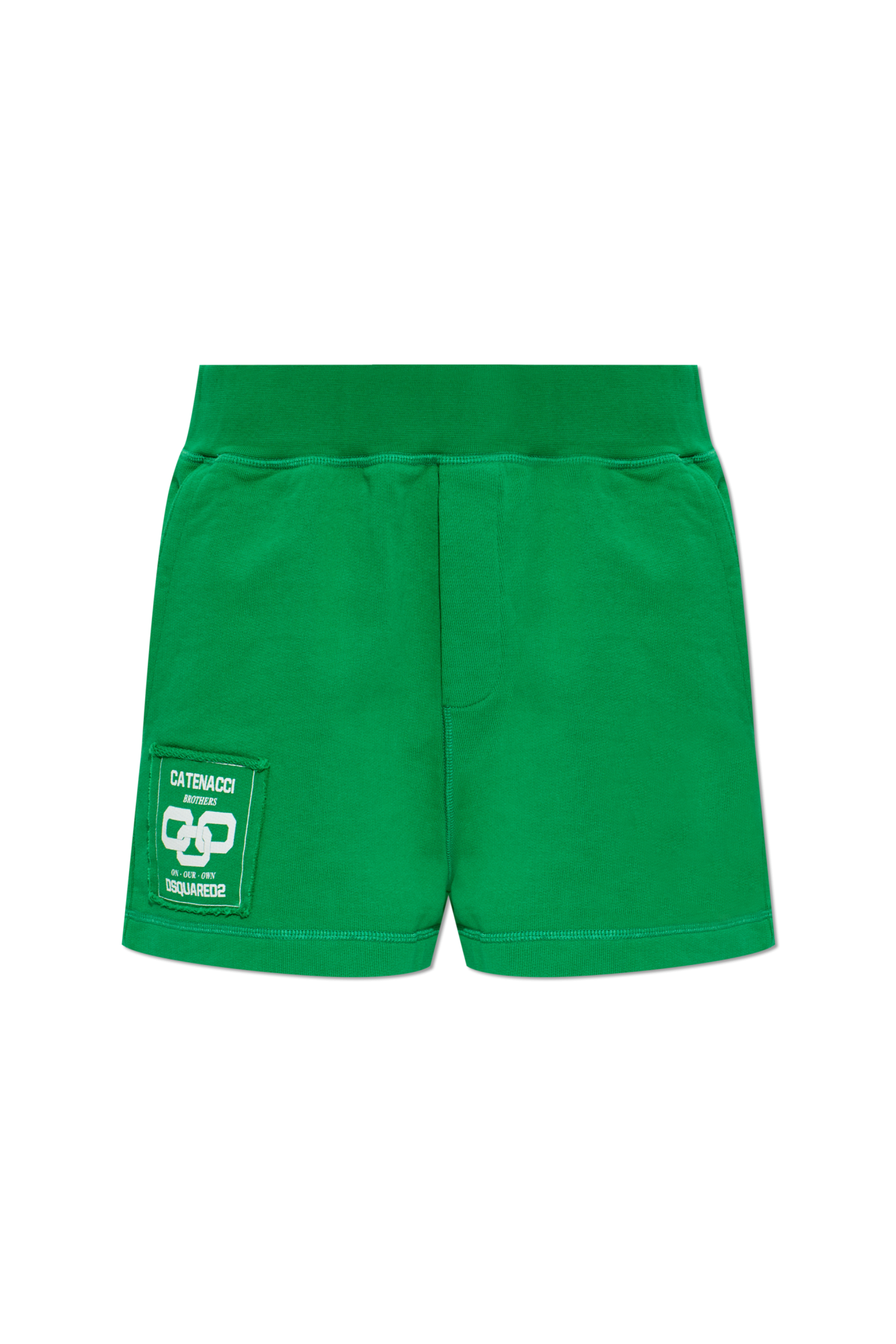 Dsquared2 Szorty Z Logo, Kobiety, Zielony