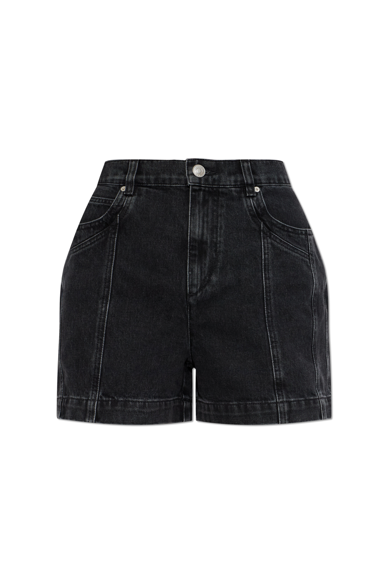 Marant Etoile Jeansowe Szorty ‘Joely’, Kobiety, Czarny
