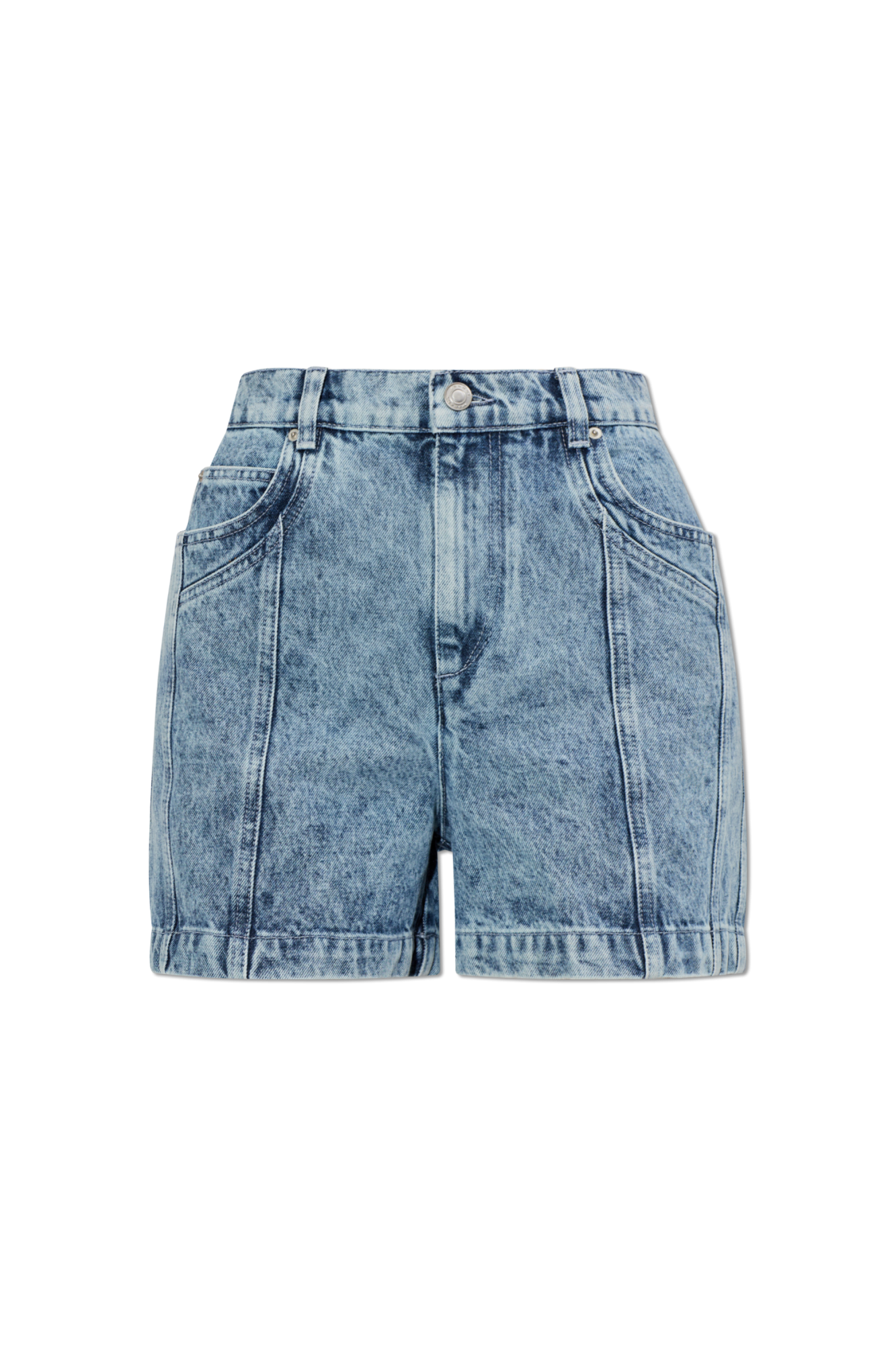 Marant Etoile Jeansowe Szorty ‘Joely’, Kobiety, Niebieski