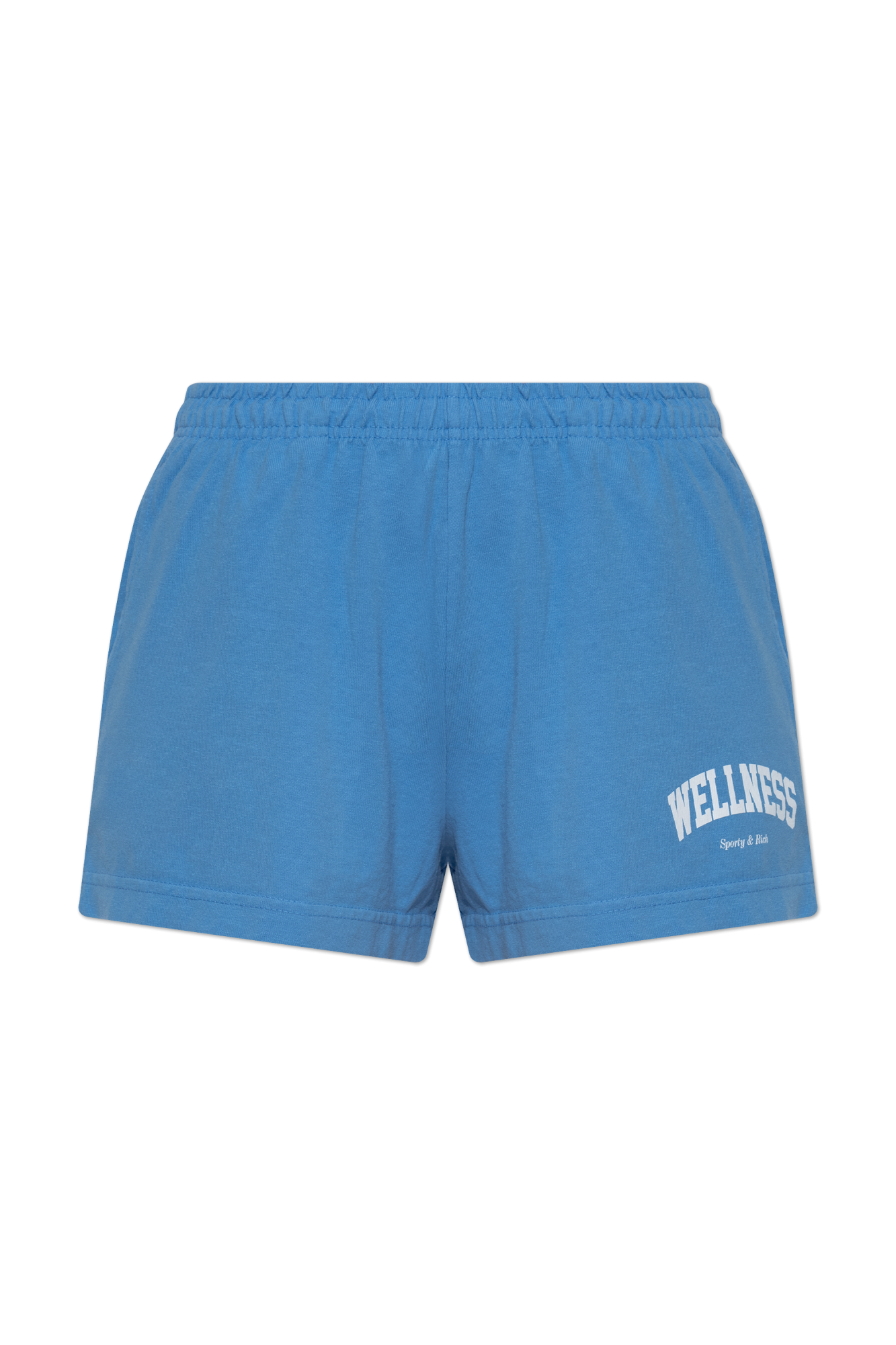 Sporty & Rich Szorty Z Kolekcji `Wellness Ivy Crewneck`, Kobiety, Niebieski
