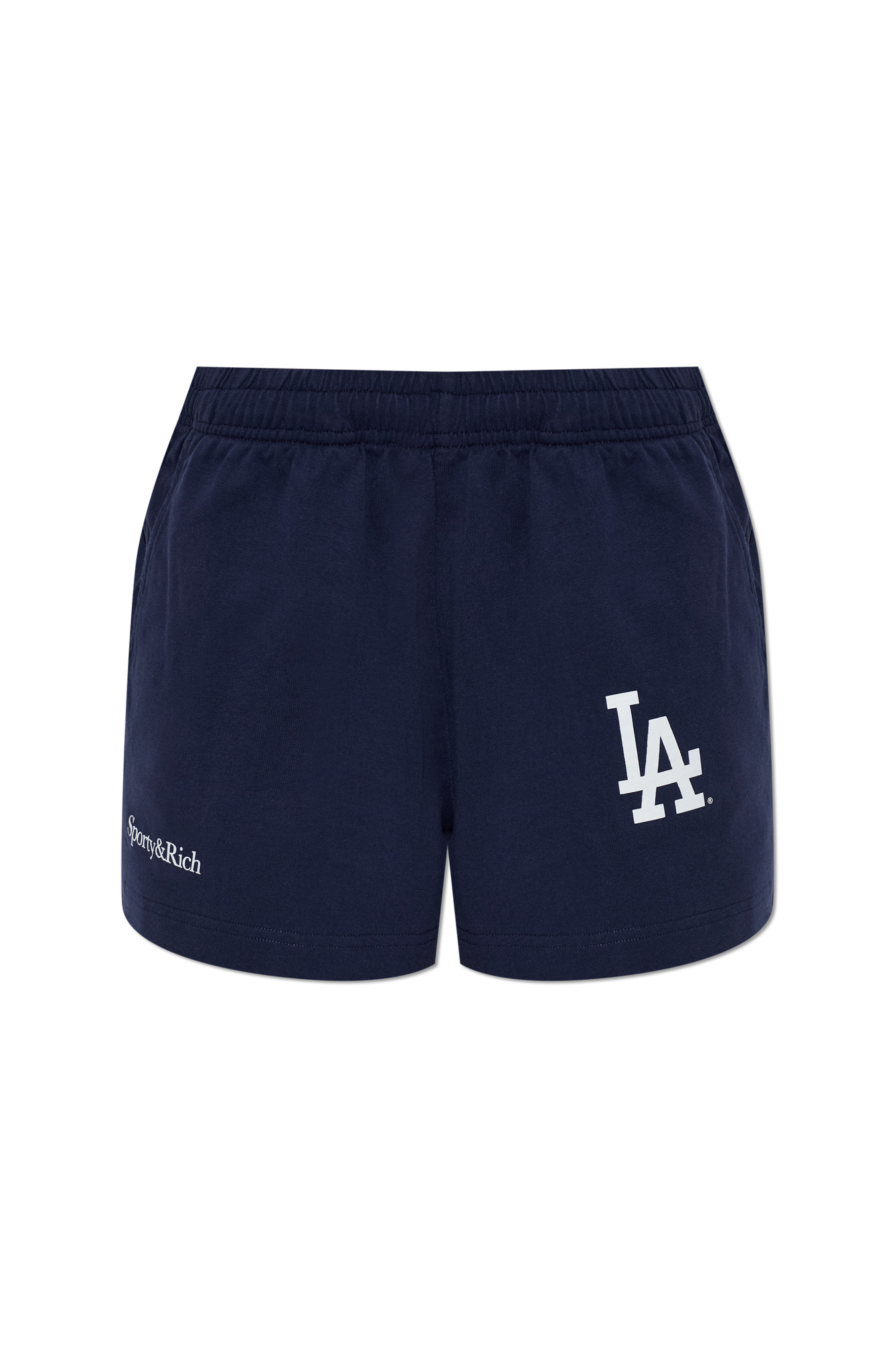Sporty & Rich Szorty Z Kolekcji ‘S&R X LA Dodgers’, Kobiety, Granatowy