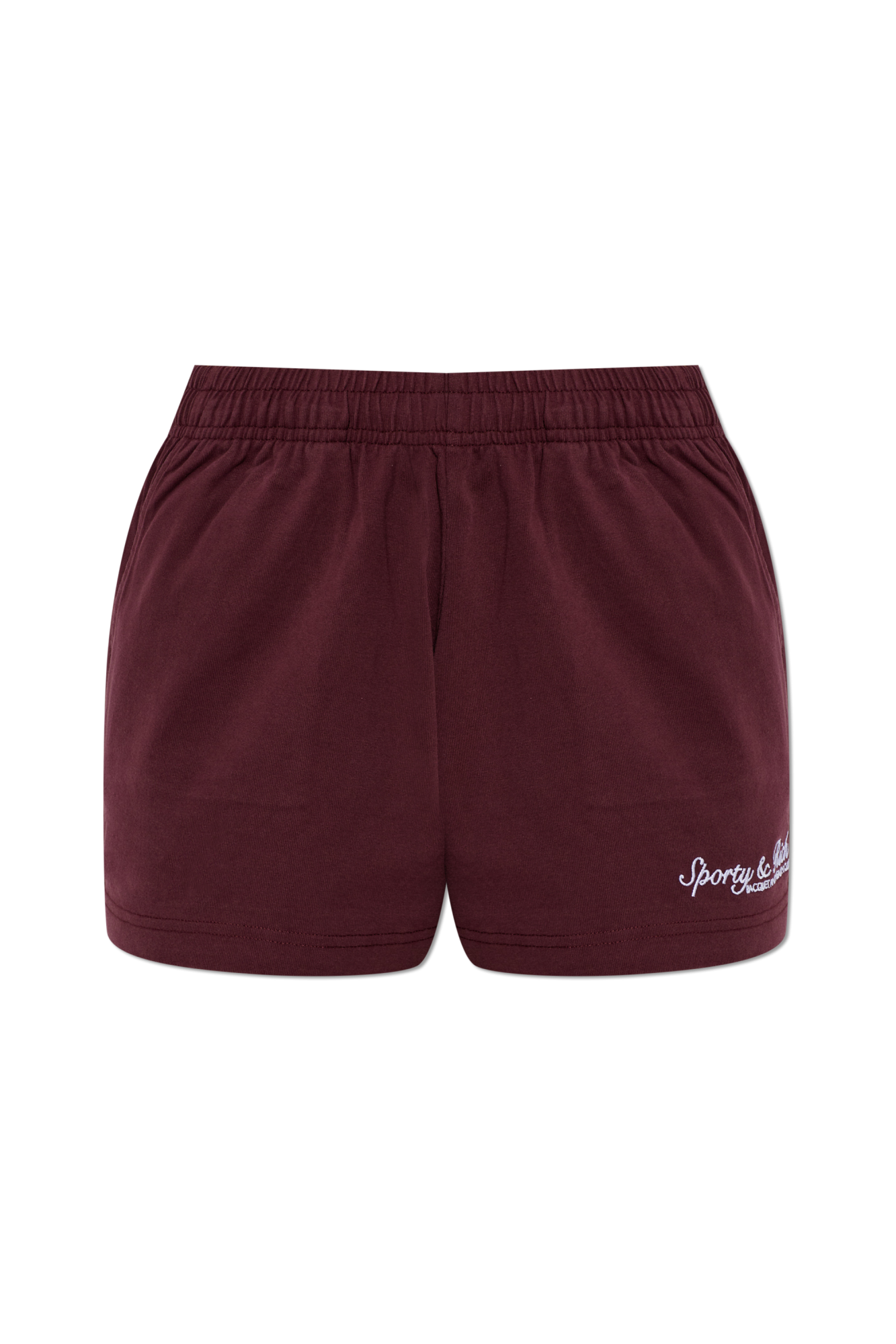 Sporty & Rich Szorty Z Kolekcji `Beverly Hills Tennis`, Kobiety, Bordo