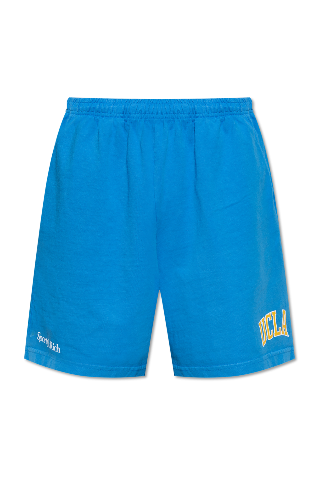Sporty & Rich Szorty Z Kolekcji `UCLA`, Unisex, Niebieski