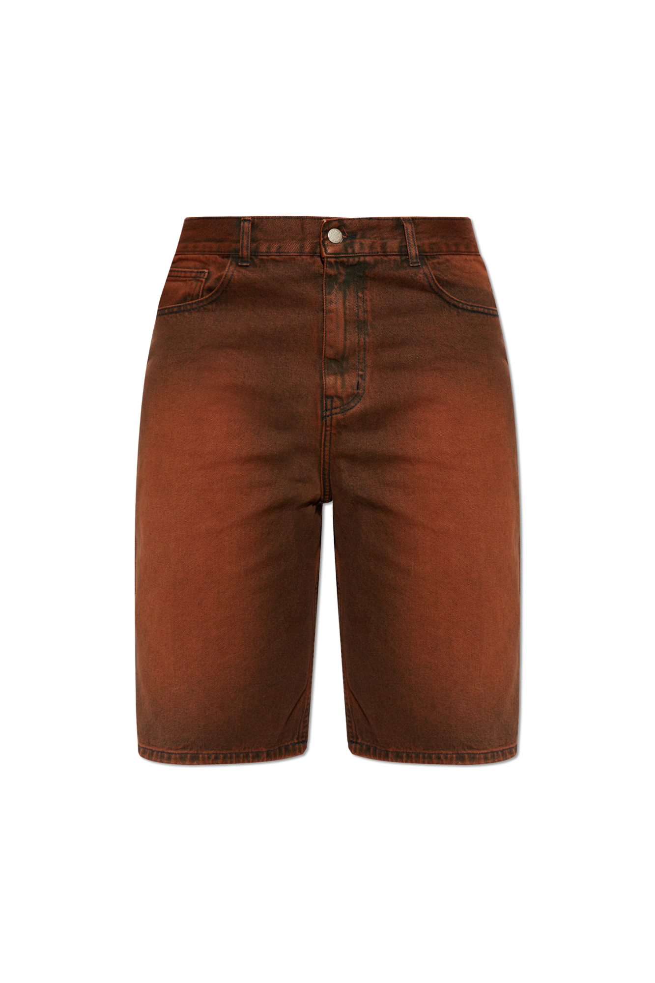 CARNE BOLLENTE Jeansowe Szorty, Unisex, Brązowy