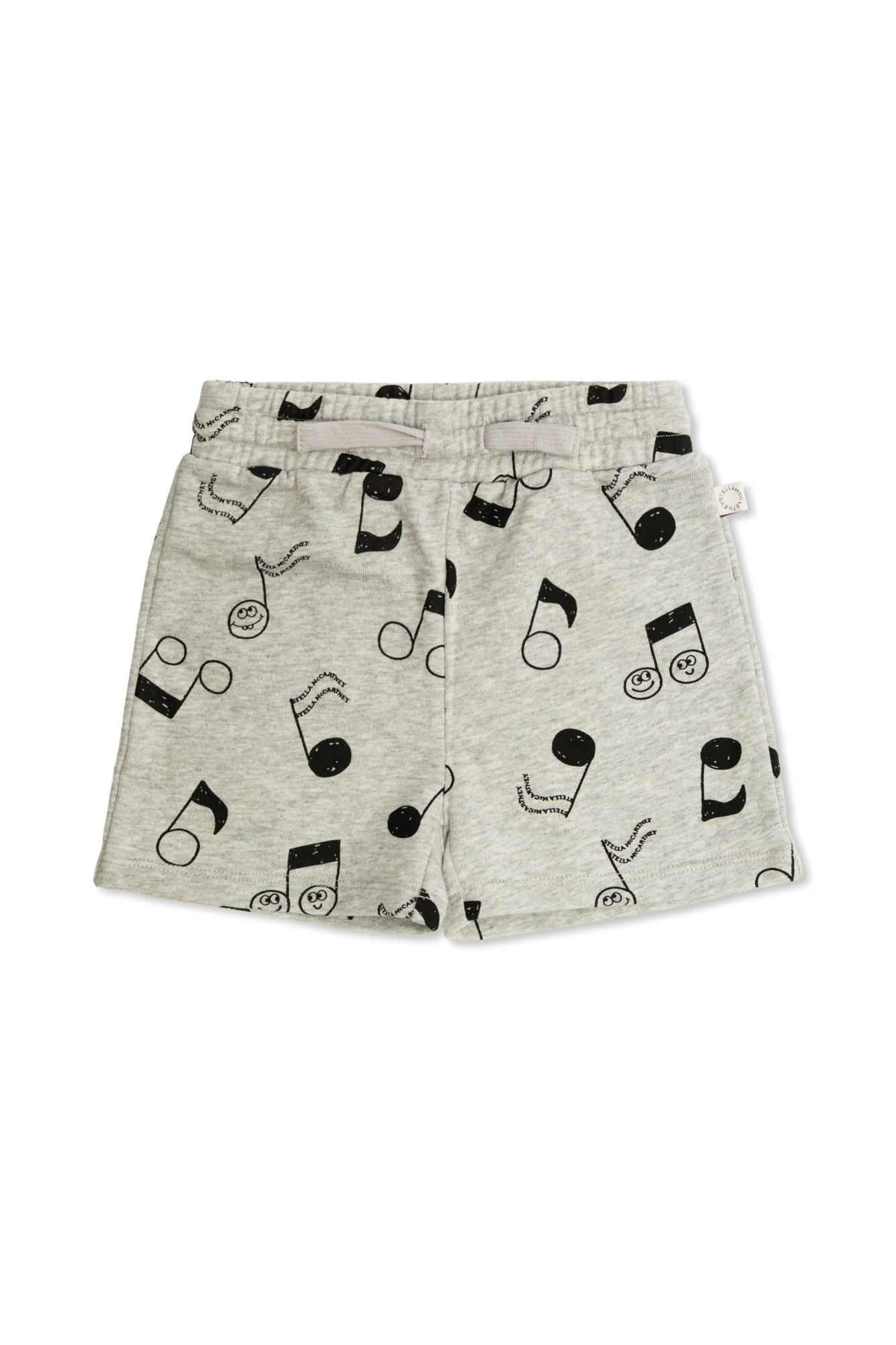Stella McCartney Kids Szorty Z Nadrukiem, Unisex, Szary